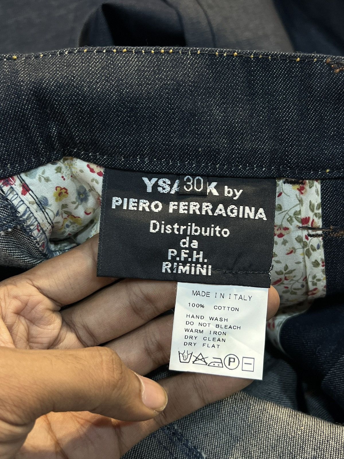 Other Ysack by PIERO FERRAGINA DESIGNER ITALY, DENIM JEANS Size US 33 - 9 Thumbnail
