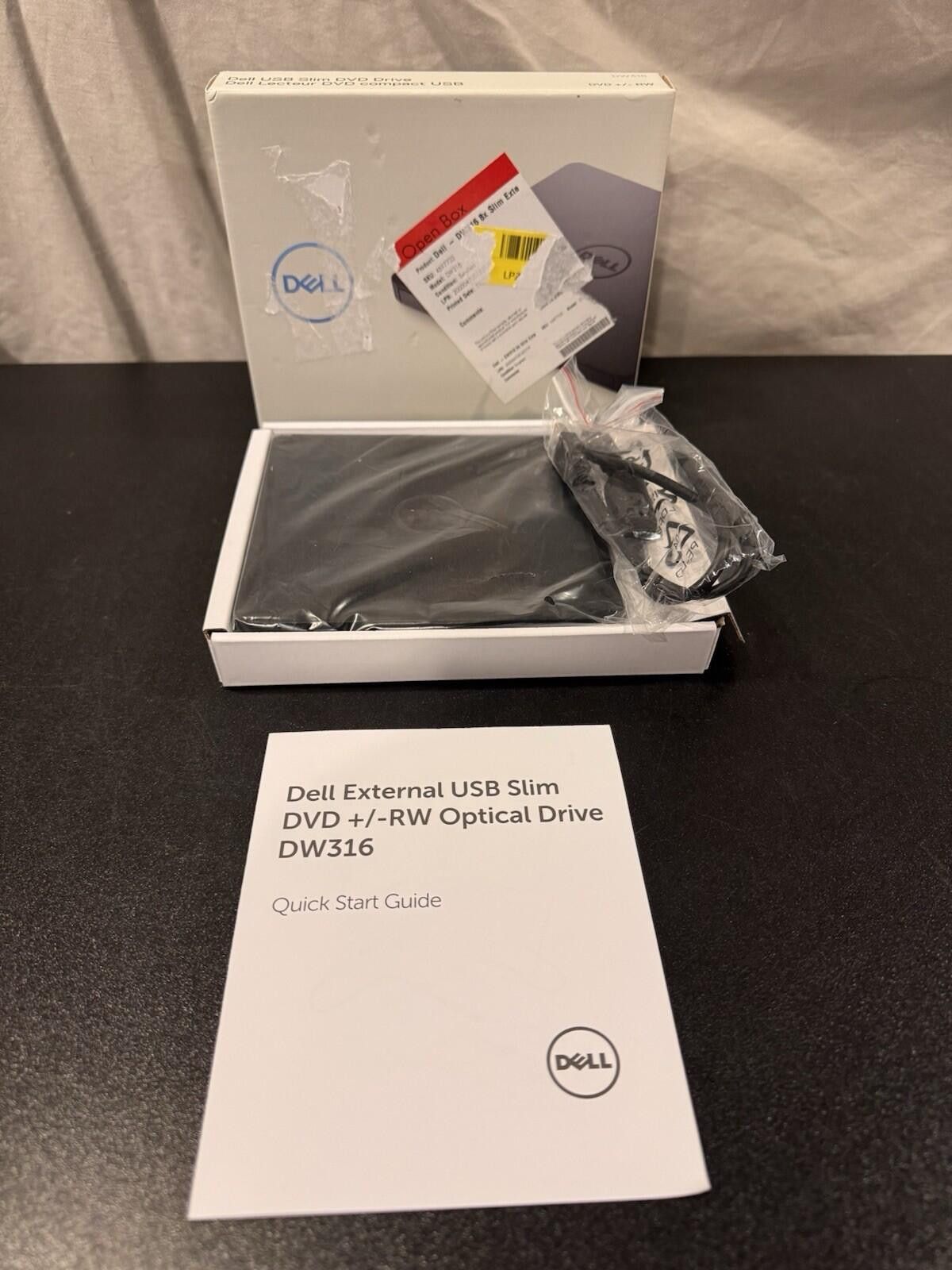 Delta Dell USB Slim DVD +/- RW External Optical Drive DW316 [2224] Size ONE SIZE - 4 Thumbnail