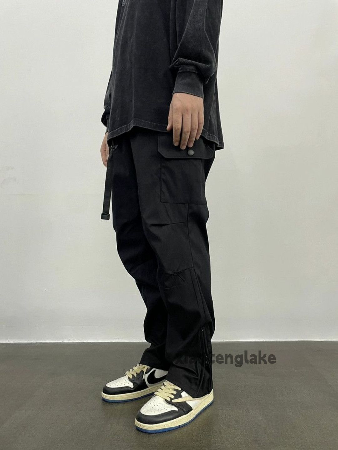 Designer × Japanese Brand × Vintage zipper utility tactical skate hiphop cargo pants Size US 34 / EU 50 - 3 Thumbnail