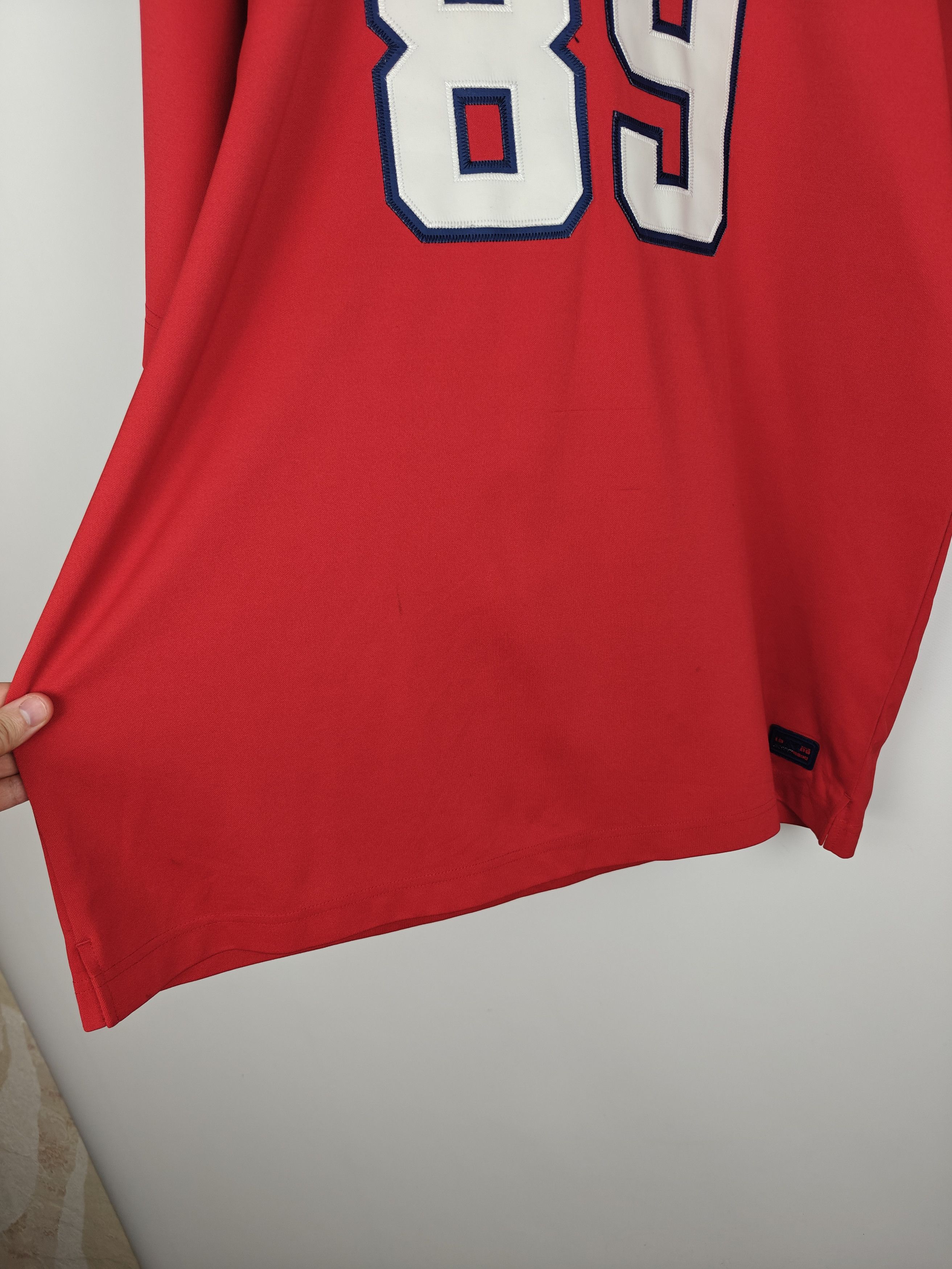 Karl Kani Karl Kani VTG Jersey 89 Tee Red size 2XL Size US XXL / EU 58 / 5 - 4 Thumbnail