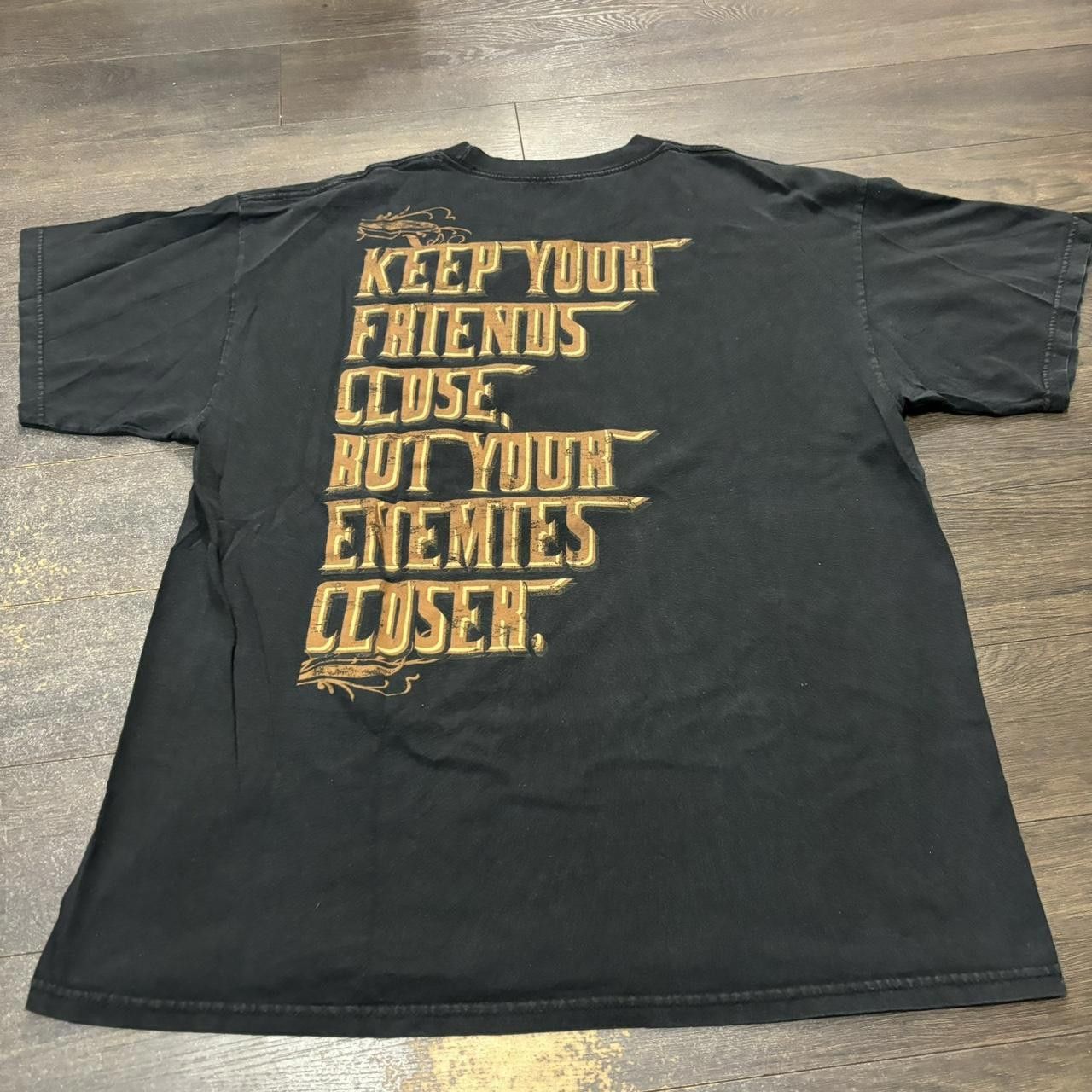 Designer The Godfather Keep Your Friends Close T Shirt XL 00s RARE Size US XL / EU 56 / 4 - 6 Thumbnail