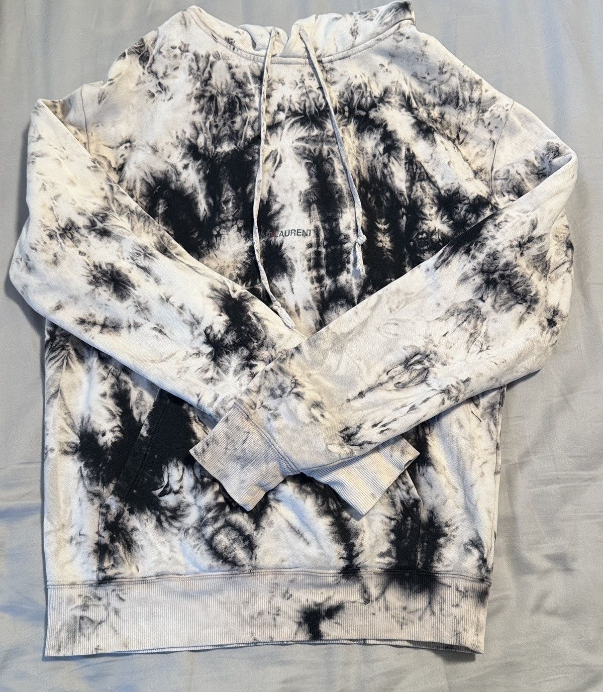 Saint Laurent Paris SAINT LAURENT Tie Dye Hoodie Size XS / US 0-2 / IT 36-38 - 2 Thumbnail