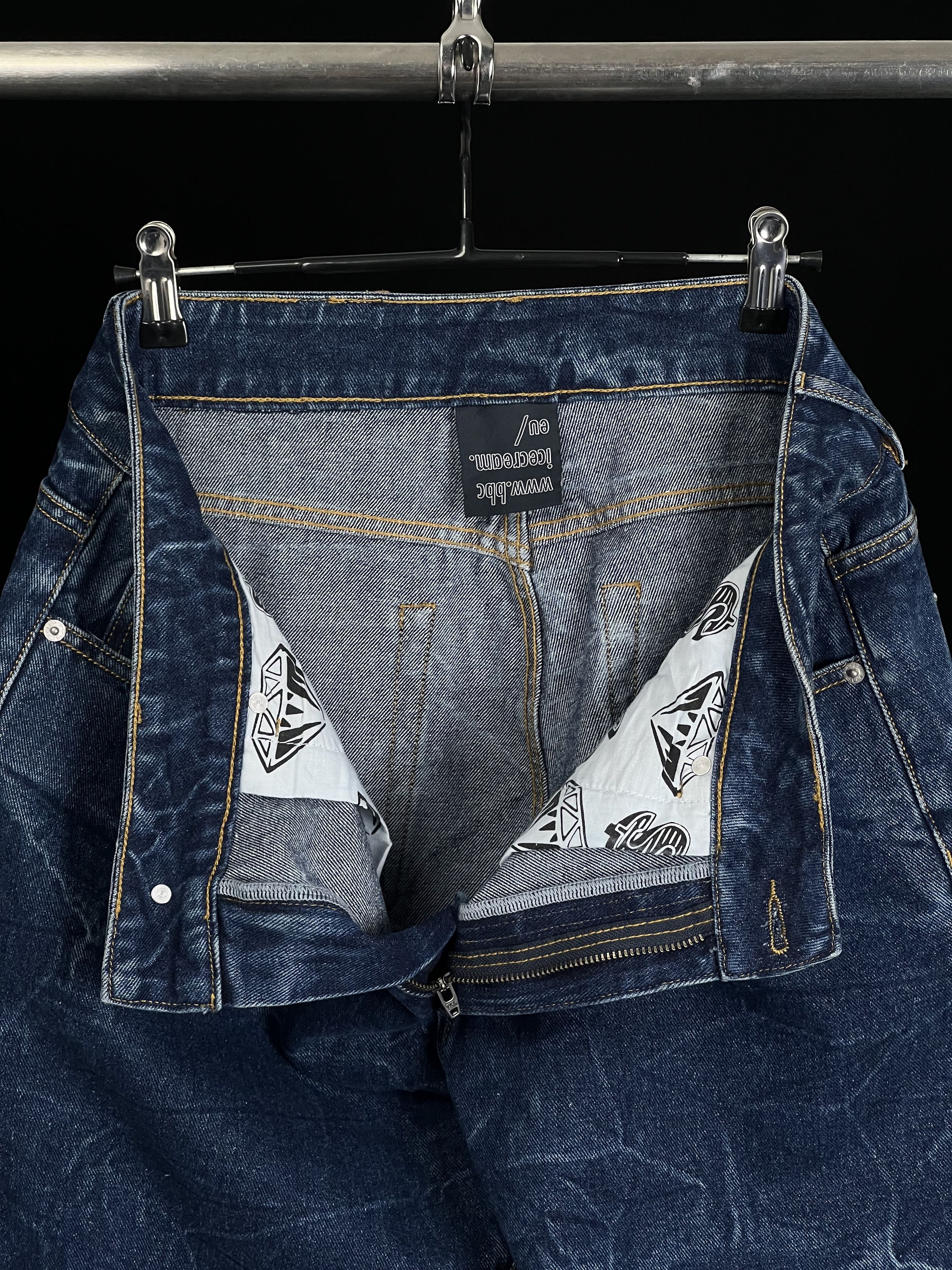 Billionaire Boys Club Brand New Diamond & Dollar Embroidered Denim Pants Size US 32 / EU 48 - 10 Thumbnail