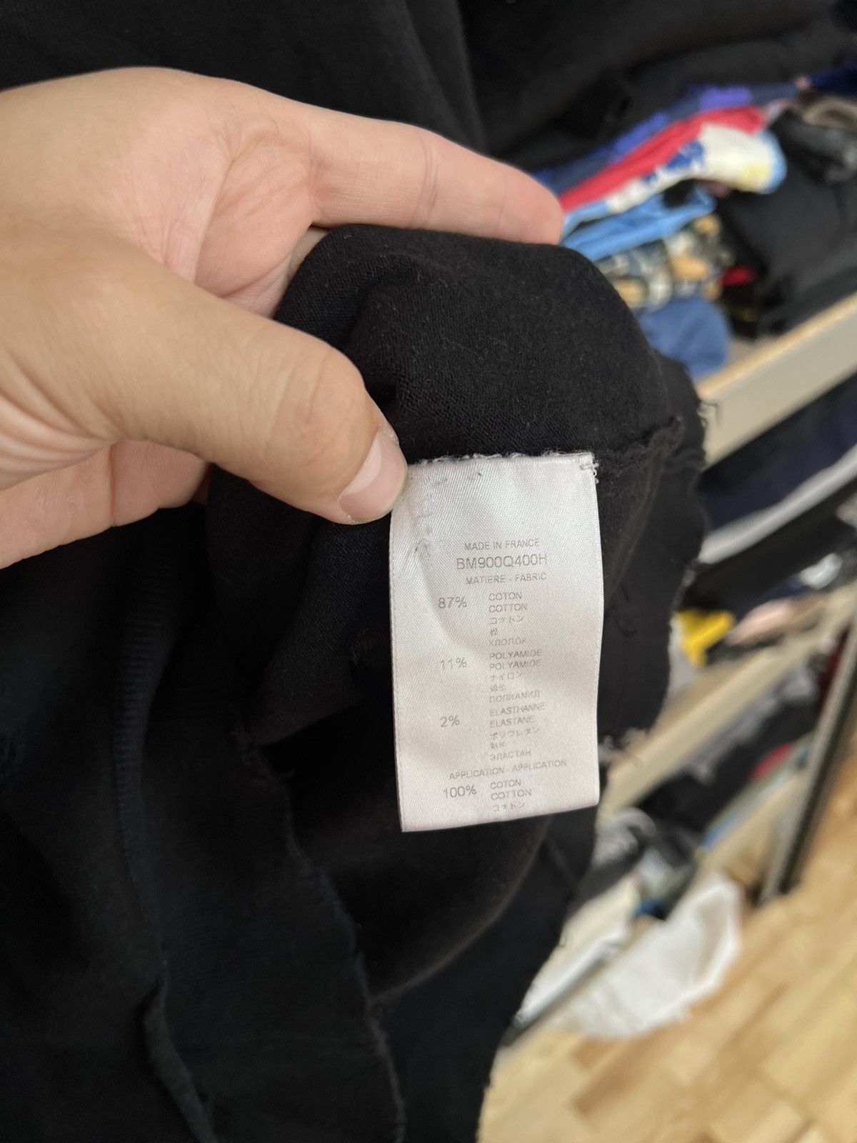 Givenchy Givenchy Paris Box Logo Distressed Sweatshirt Sz L Pullover Size US L / EU 52-54 / 3 - 11 Thumbnail