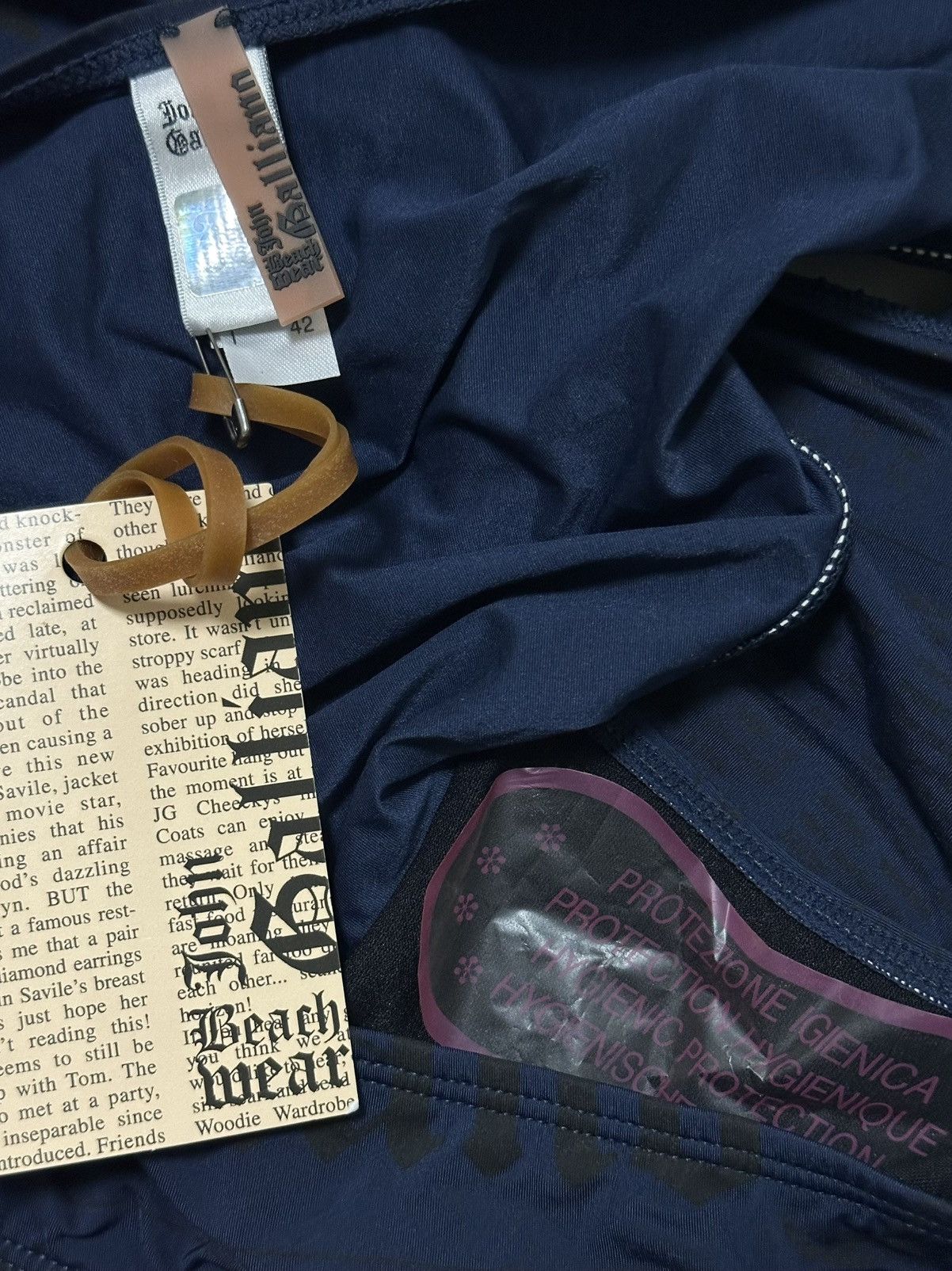 John Galliano JOHN GALLIANO Newspaper Print Bikini Size M / US 6-8 / IT 42-44 - 6 Thumbnail