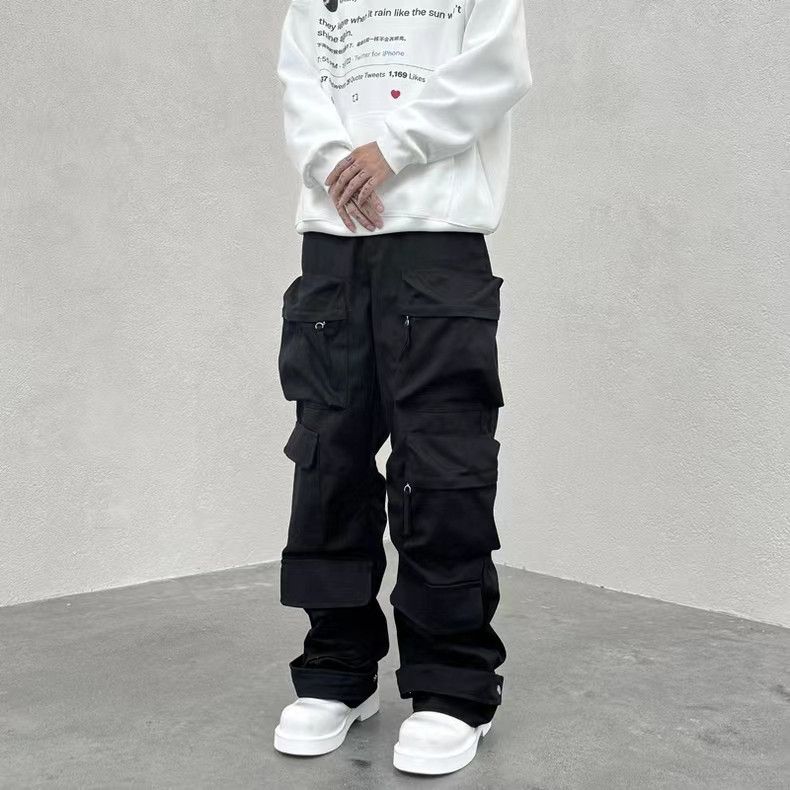 Japanese Brand × Vintage Multi pocket utility grunge baggy cargo pants Size US 34 / EU 50 - 4 Thumbnail