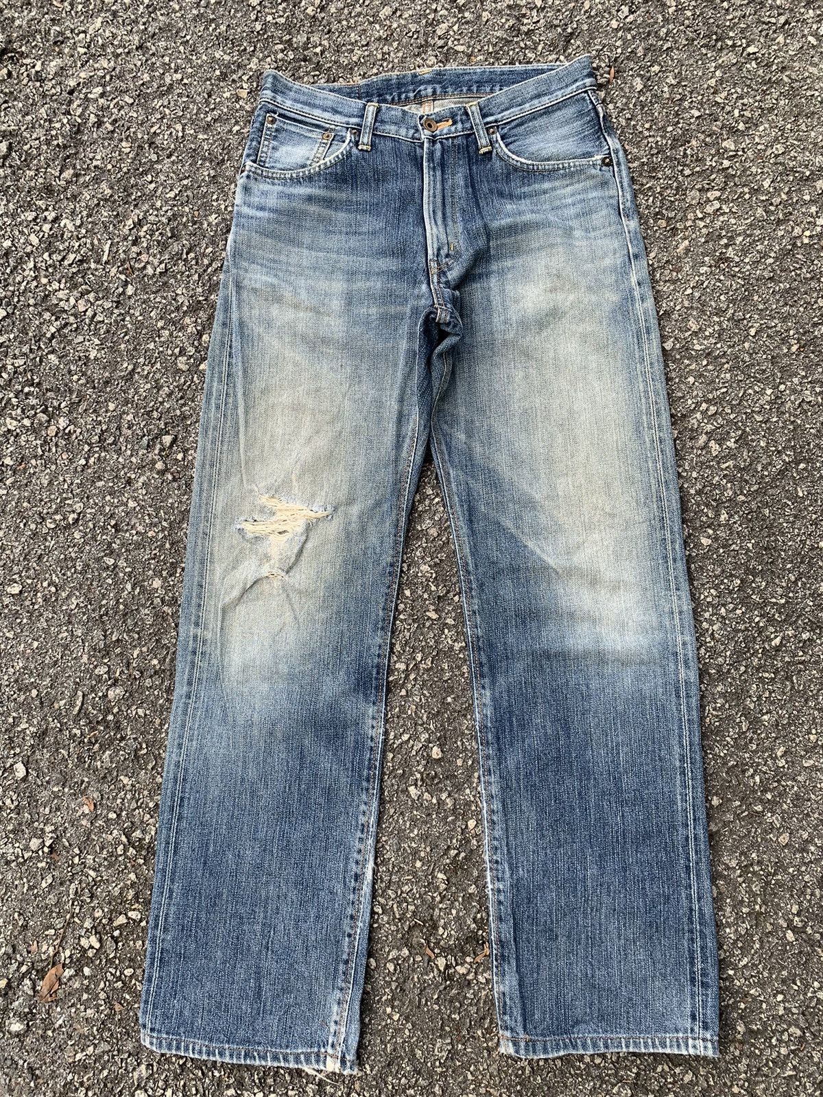 Edwin × If Six Was Nine × Kapital Vintage Edwin 505ZX Redline Selvedge distressed denim Size US 30 / EU 46 - 1 Thumbnail