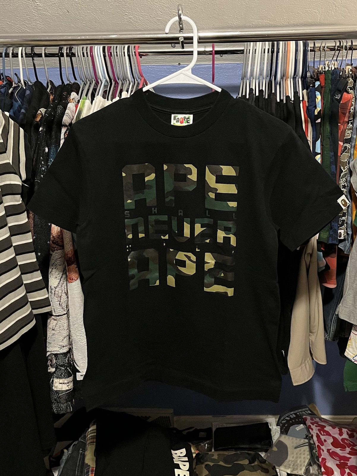 Bape Bape never kill ape Shirt Size US S / EU 44-46 / 1 - 1 Thumbnail