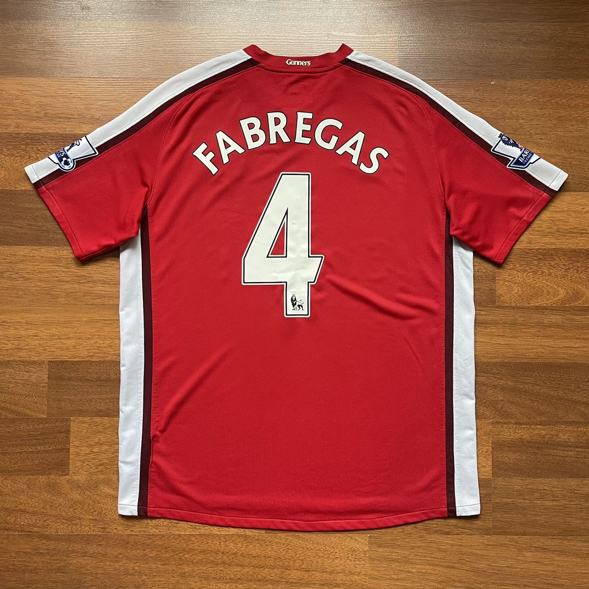 image of Arsenal Nike 2008/2010 Football Home Jersey 4 Fabregas in Red, Men's (Size XL)