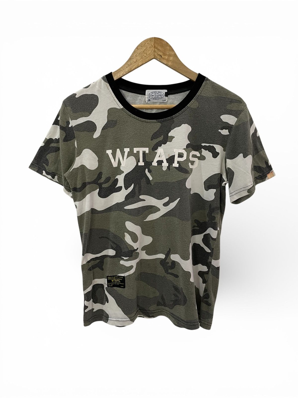 Wtaps Vintage Wtaps Camo T-shirt Size US S / EU 44-46 / 1 - 1 Thumbnail