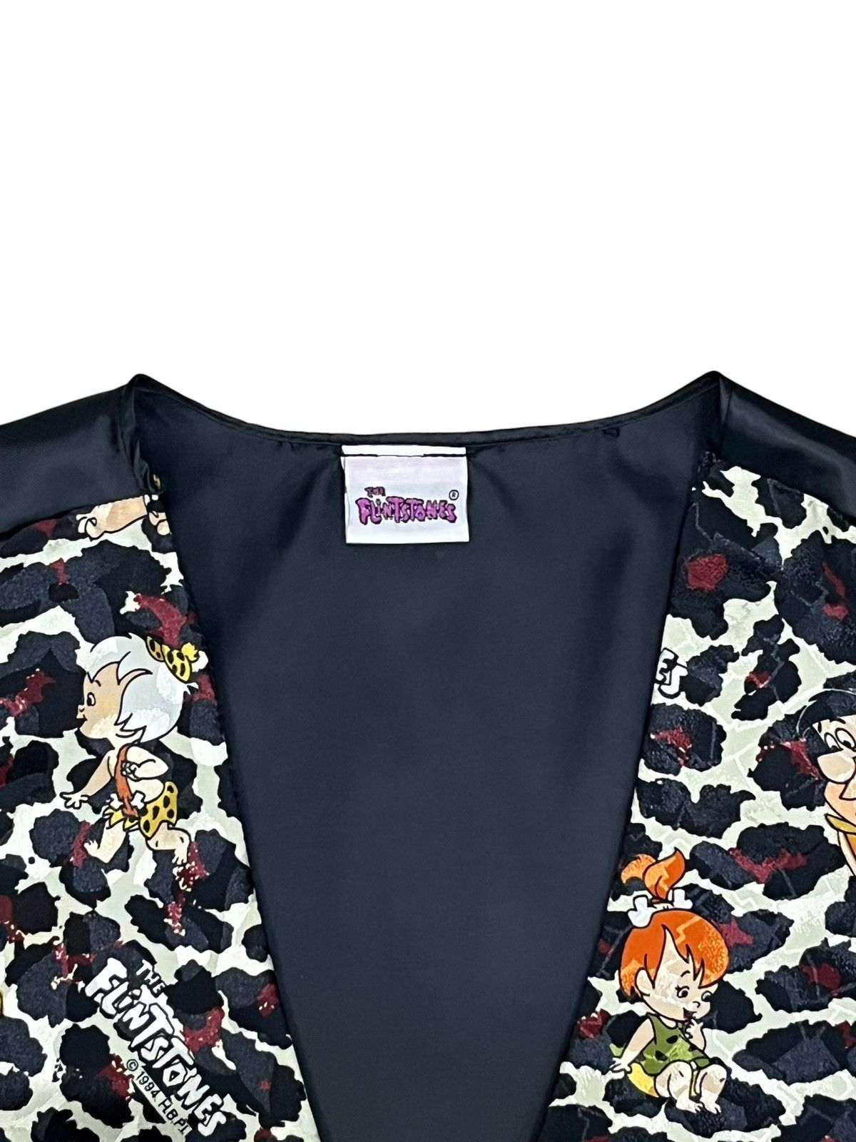 Cartoon Network Vintage 1994 Flintstones Leopard Print Cartoon Vest Size US XS / EU 42 / 0 - 5 Thumbnail
