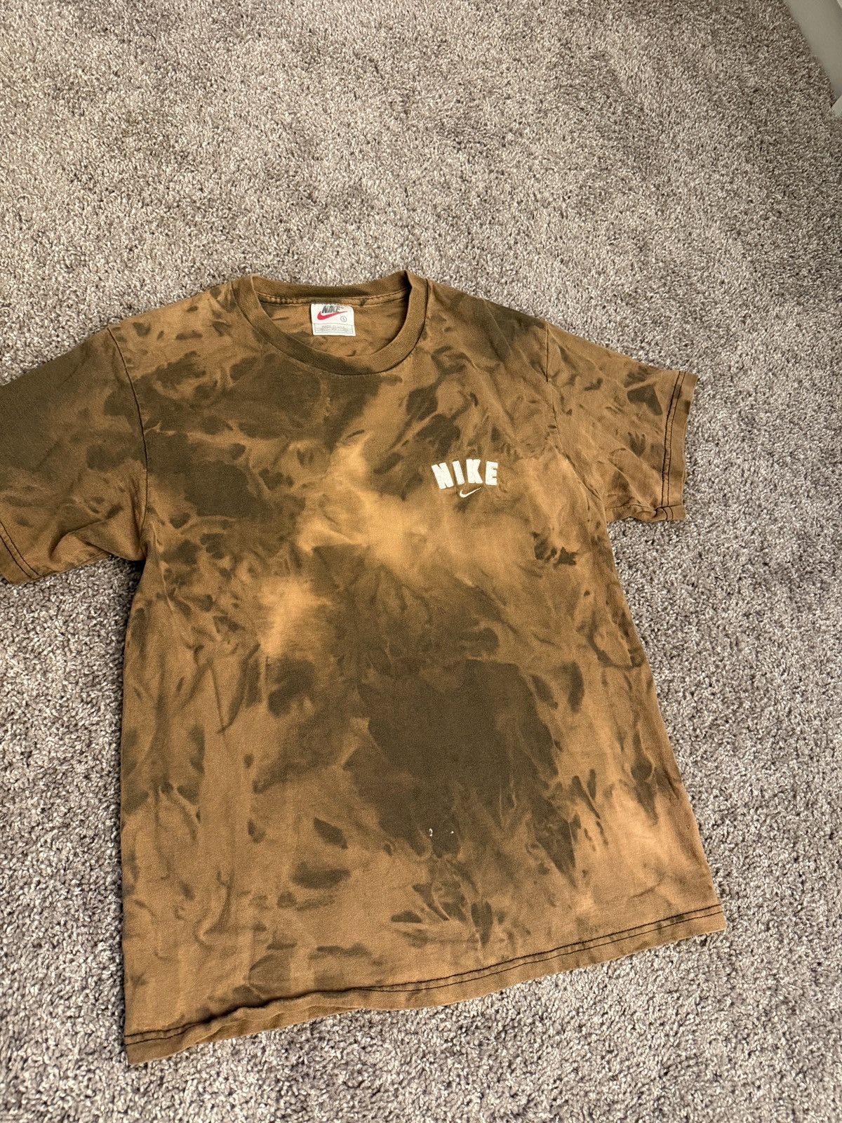Nike Vintage Brown Nike Tie-Dye Shirt Size S / US 4 / IT 40 - 6 Thumbnail
