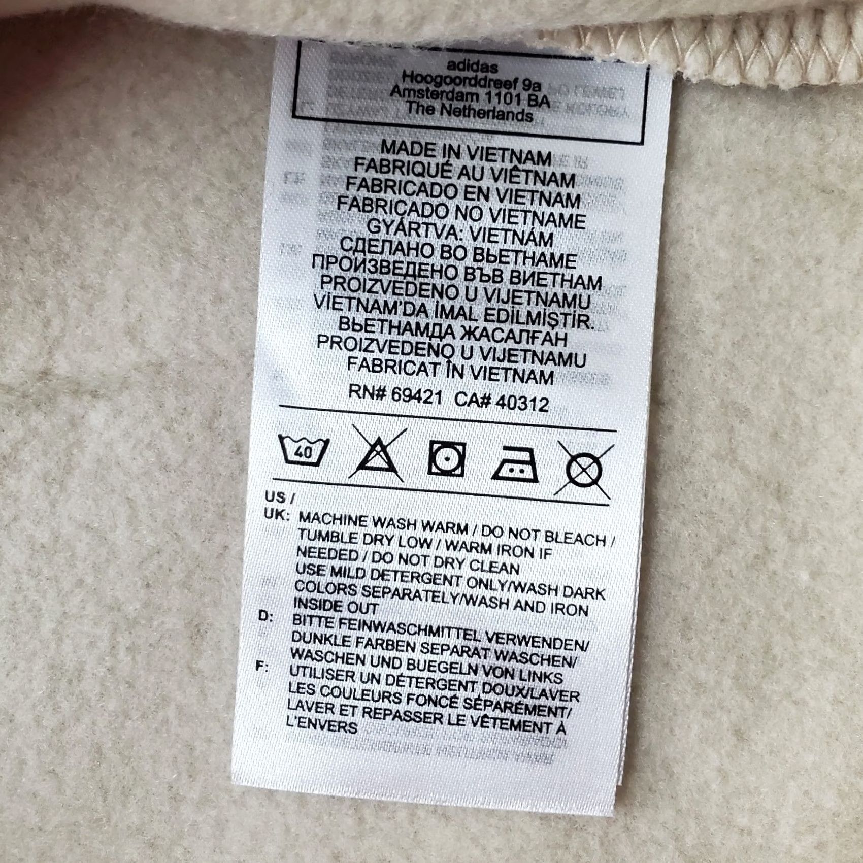 Reebok Reebok Hoodie Womens L Tan Studio Cozy Fashion Fleece Lined Raglan Sleeve Womens Size L Tan Pattern: Solid 55 in Chest NWT Mens Womens Girls Boys Size L / US 10 / IT 46 - 7 Thumbnail