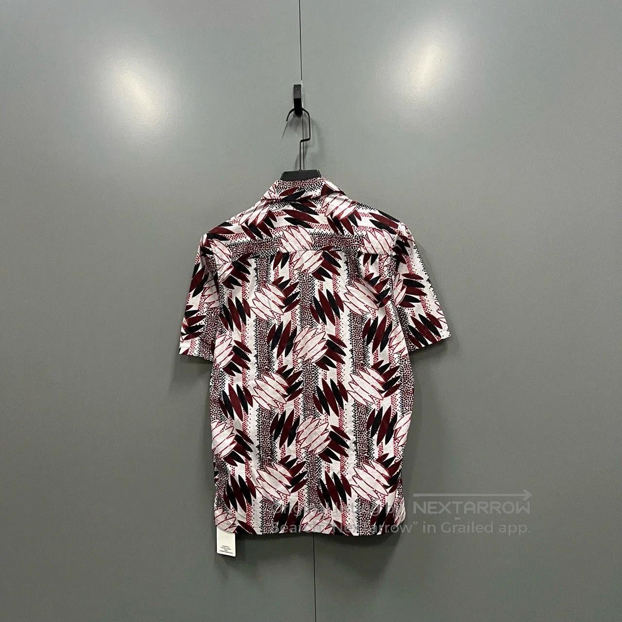 Prada prada leaf print short sleeve shirt XS. Size US XS / EU 42 / 0 - 2 Thumbnail
