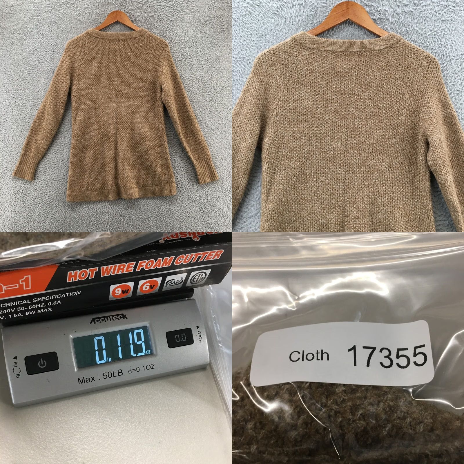 Abercrombie & Fitch Abercrombie & Fitch Pullover Sweater Womens S Brown Round Neck Long Sleeve Knit Size S / US 4 / IT 40 - 8 Thumbnail