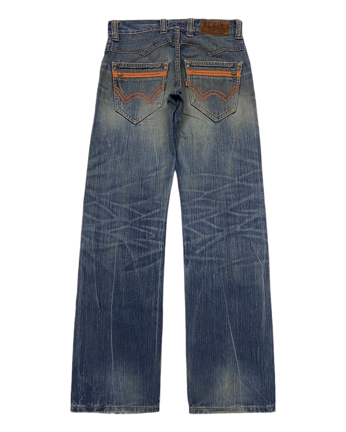 Kapital 🔥RARE EDWIN EXCLUSIVE VINTAGE DISTRESS DENIM JEANS Size US 32 / EU 48 - 2 Thumbnail