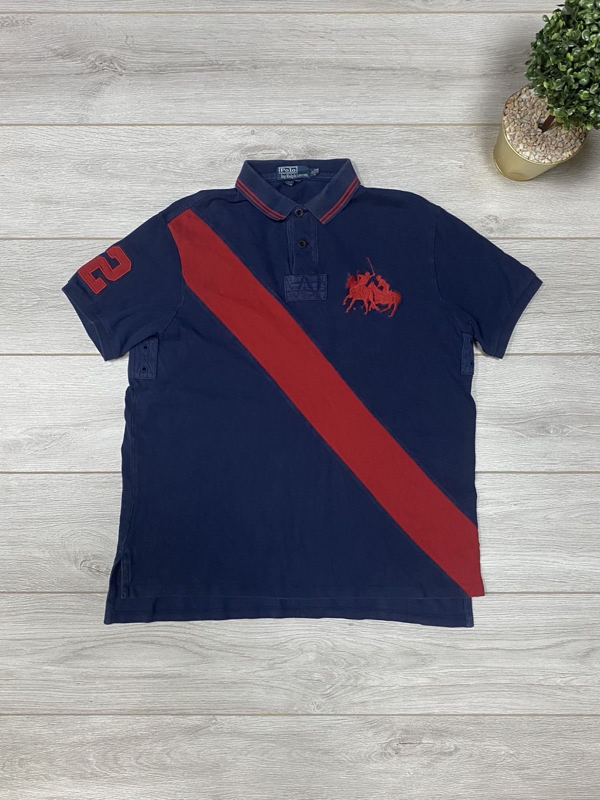 Polo Ralph Lauren Polo Ralph Lauren big stripe vintage 2 cup vintage shirt Size US M / EU 48-50 / 2 - 1 Thumbnail