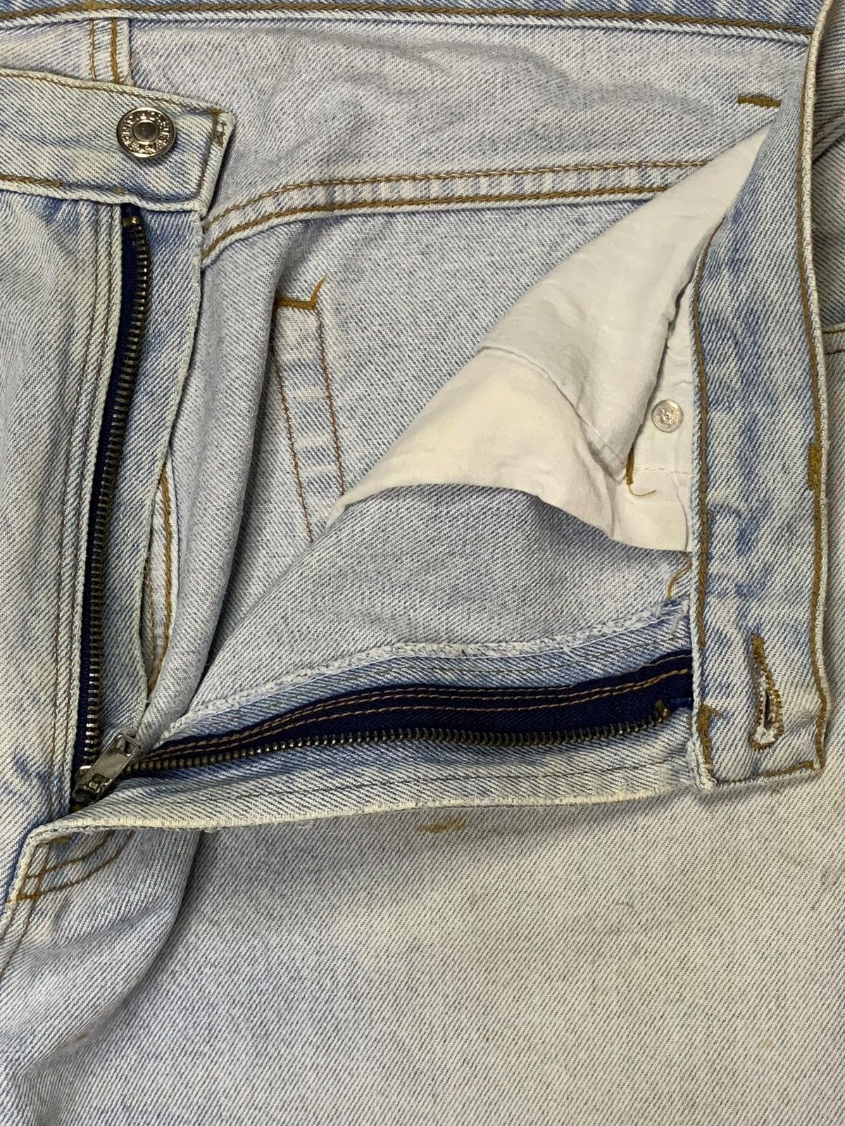 Levi's × Levi's Vintage Clothing SALES🔥Vintage 90s Levis Light Wash Distressed Loose Jeans Size US 34 / EU 50 - 9 Thumbnail