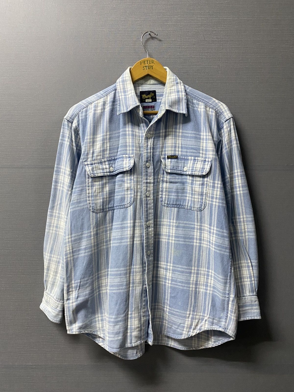 Wrangler Vintage Wrangler Indigo Button Ups Size US M / EU 48-50 / 2 - 1 Thumbnail