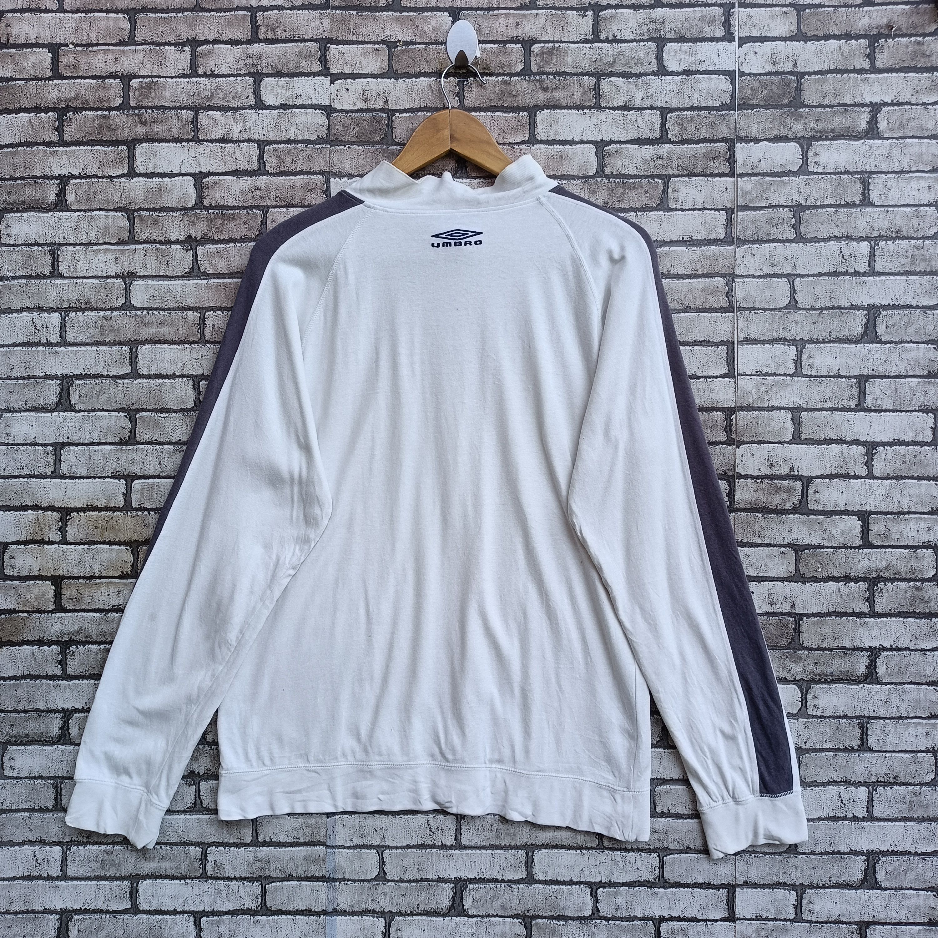 Umbro × Vintage Vintage Umbro England Team Sweatshirt Halfzipper Size US M / EU 48-50 / 2 - 2 Thumbnail
