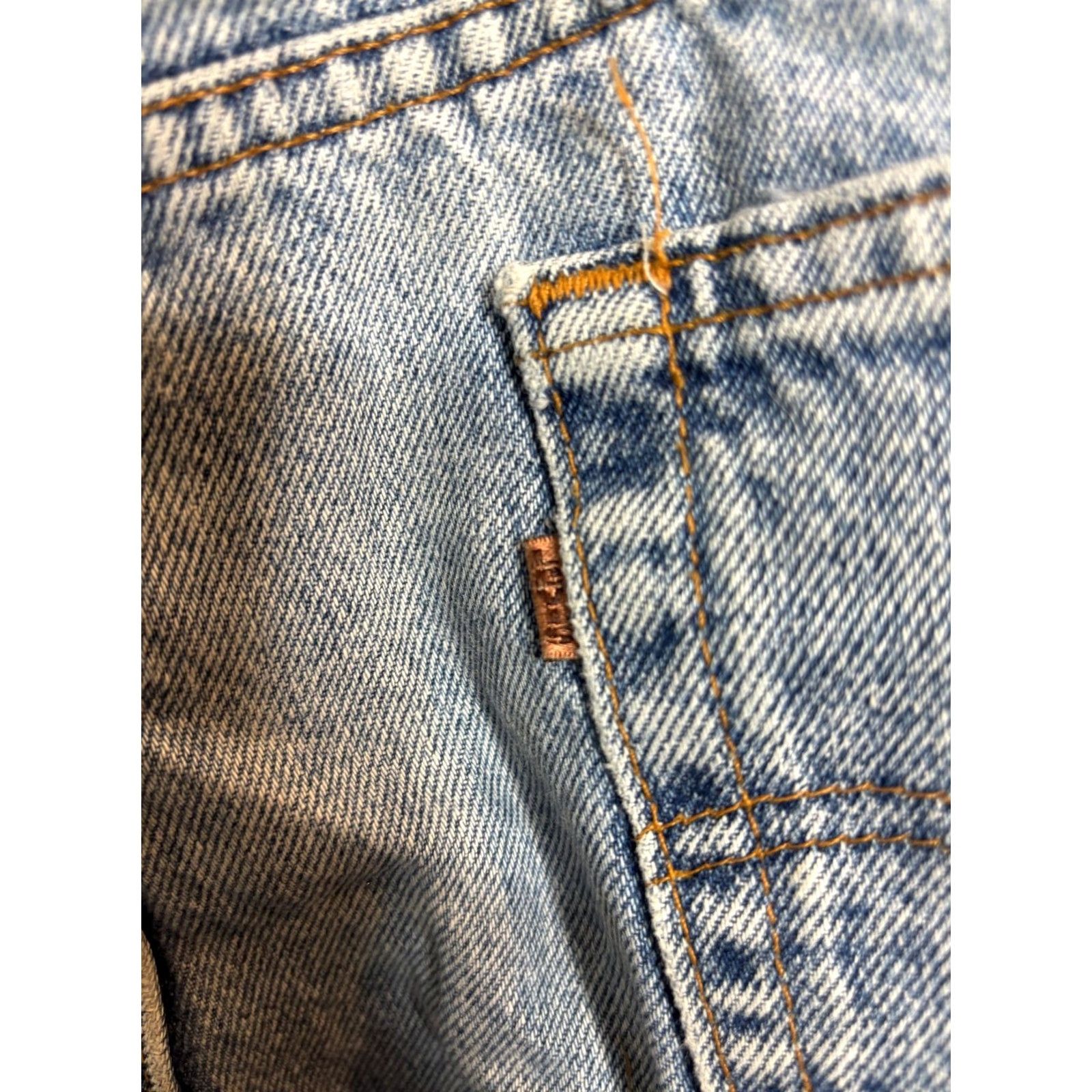 Levi's Levi's 546 Vintage Loose Pleated Jeans USA 4733 35x29 Regular Mens Blue Denim Cotton Jeans USA 8/10 Size US 35 - 3 Thumbnail
