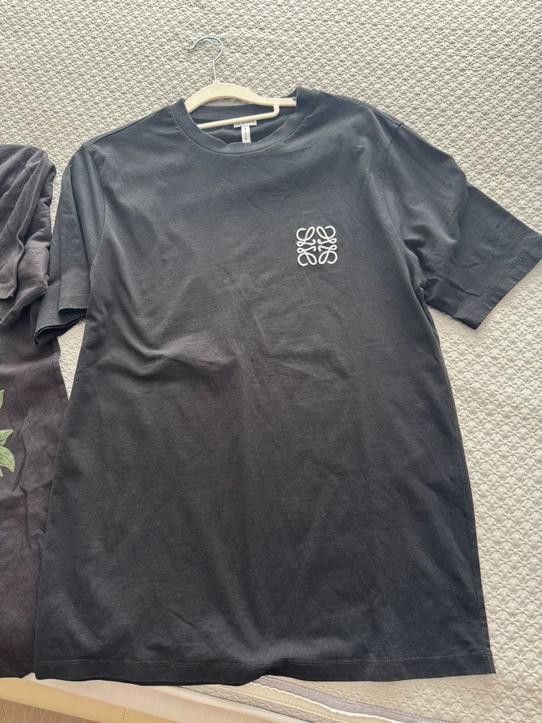 LOEWE Classic black T-shirt logo short sleeves