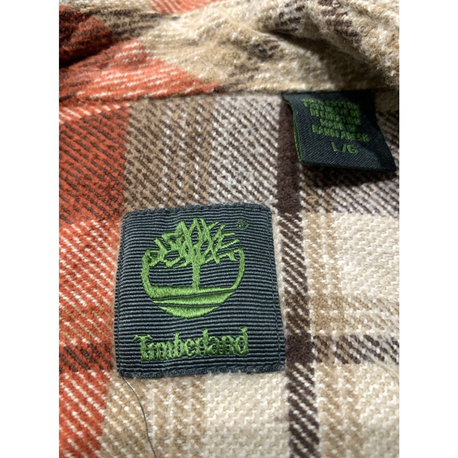 Timberland Timberland Men's Large L Plaid Flannel Button Up Shirt Multicolor Size US L / EU 52-54 / 3 - 5 Thumbnail