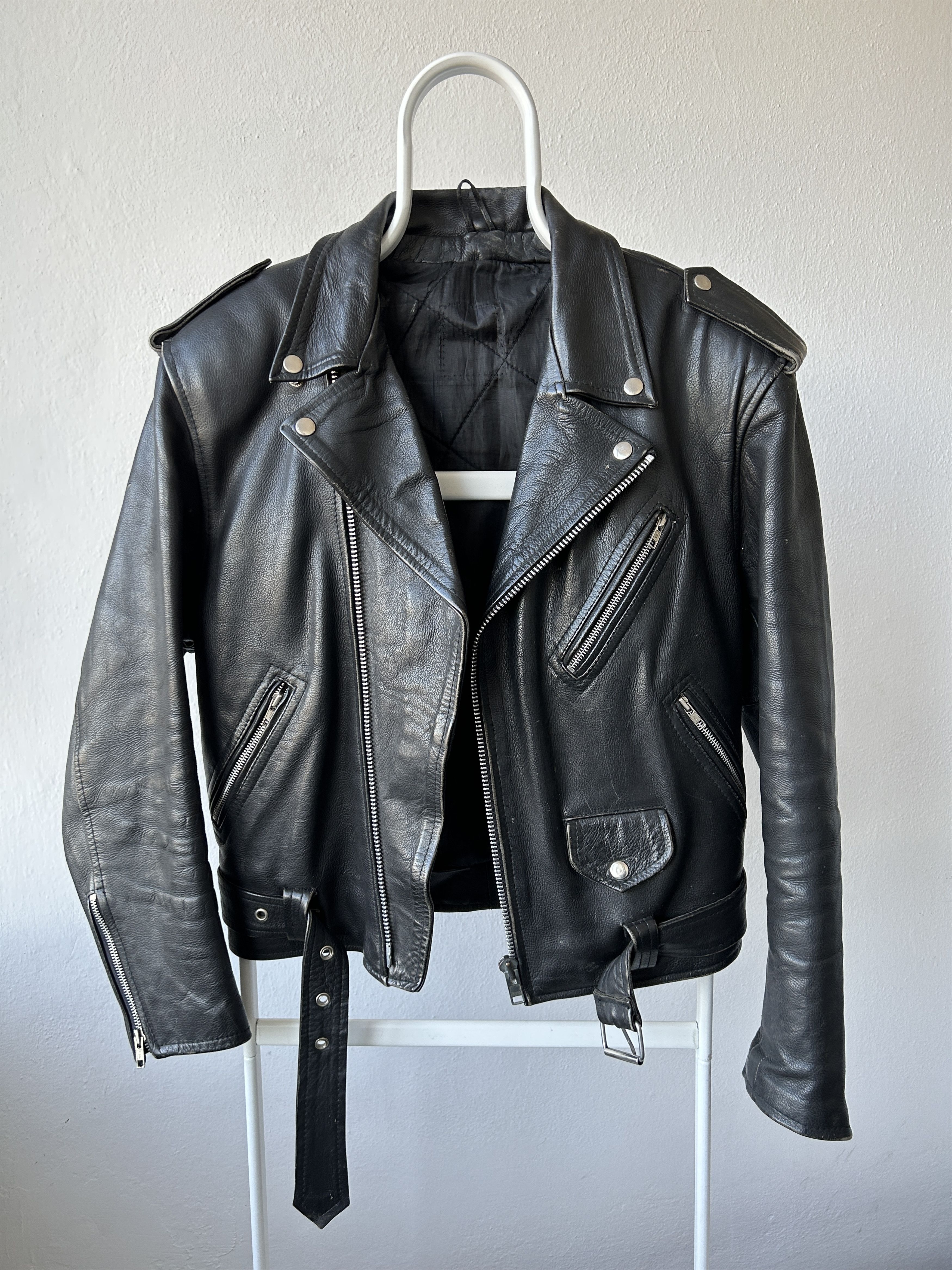 Vintage Vintage ramones biker leather jacket Size US M / EU 48-50 / 2 - 18 Thumbnail