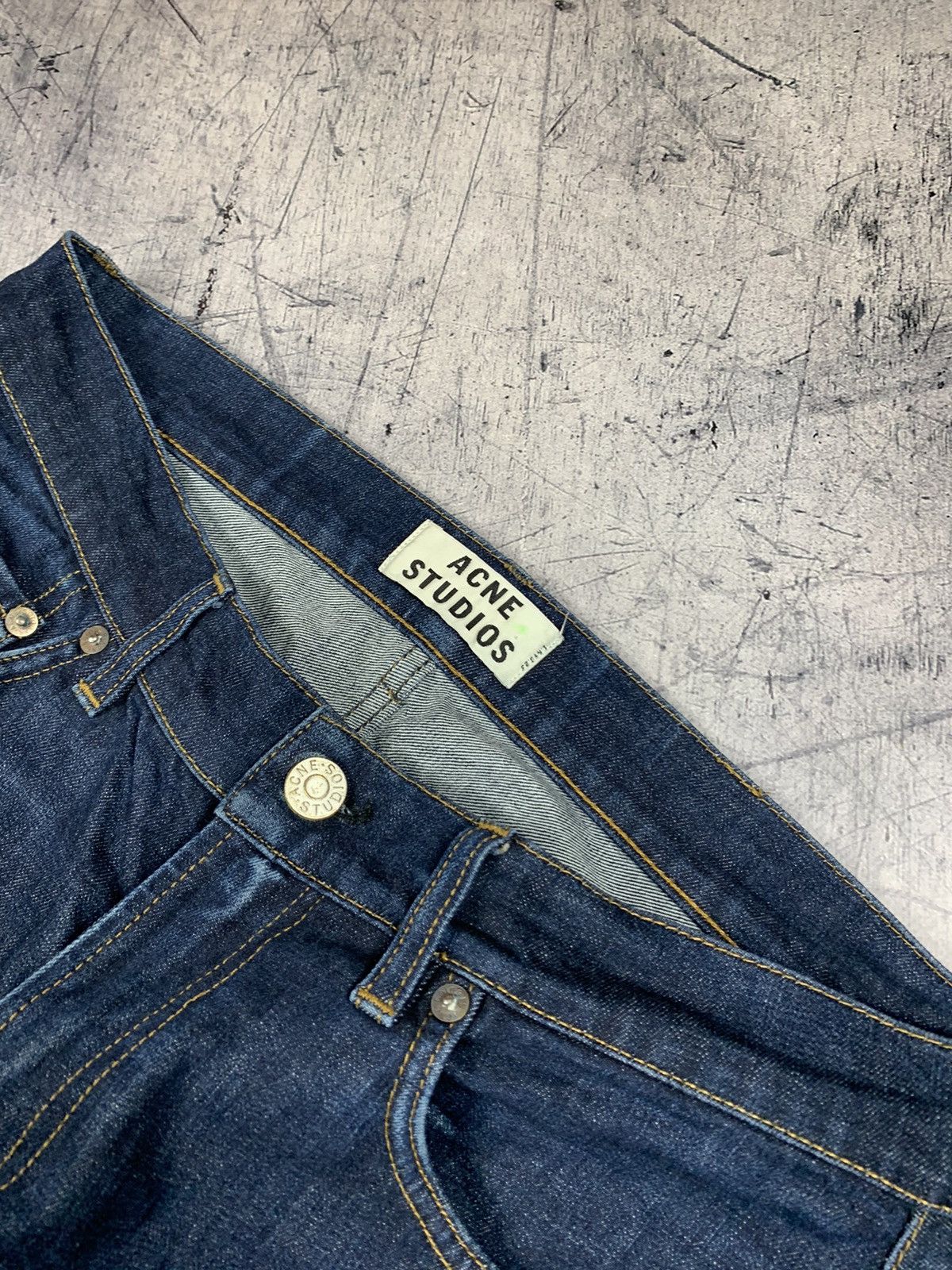Acne Studios Acne Studios Ace Raw Gothic Jeans Luxury designer Size US 33 - 5 Thumbnail