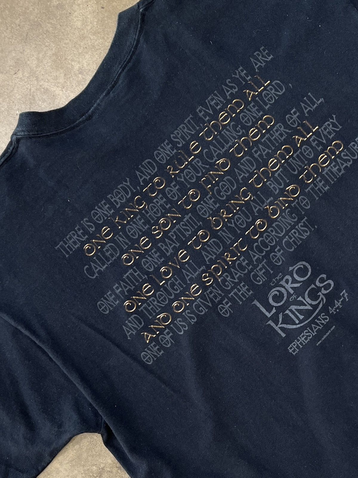 Vintage Vintage Jesus Christ Lord of Kings Religious Bible Tee XL Size US XL / EU 56 / 4 - 4 Thumbnail