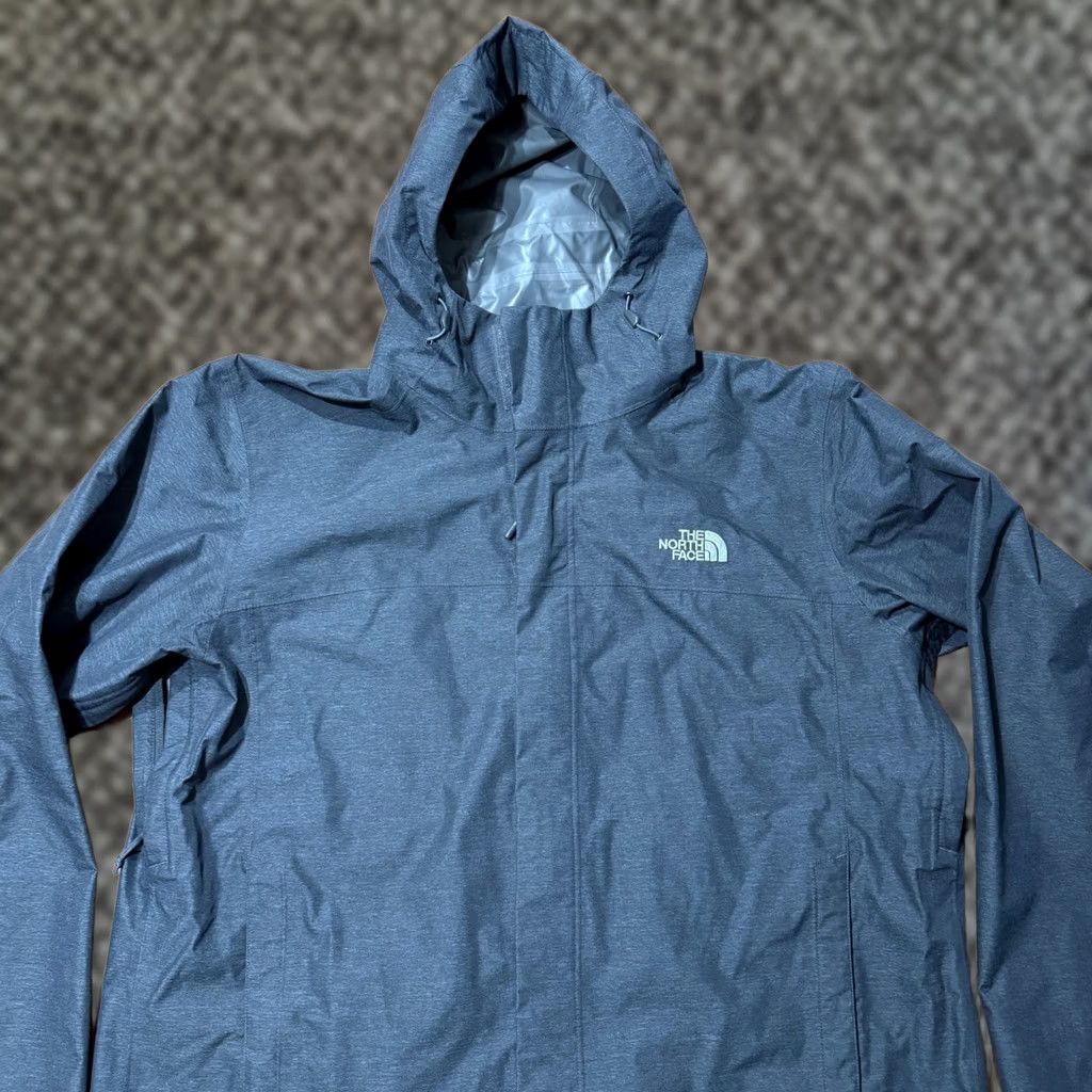 The North Face The North Face Coat XL Men Rain Coat Waterproof Dry Vent Hooded Full Zip Gray Nylon Jacket Size US XL / EU 56 / 4 - 1 Thumbnail