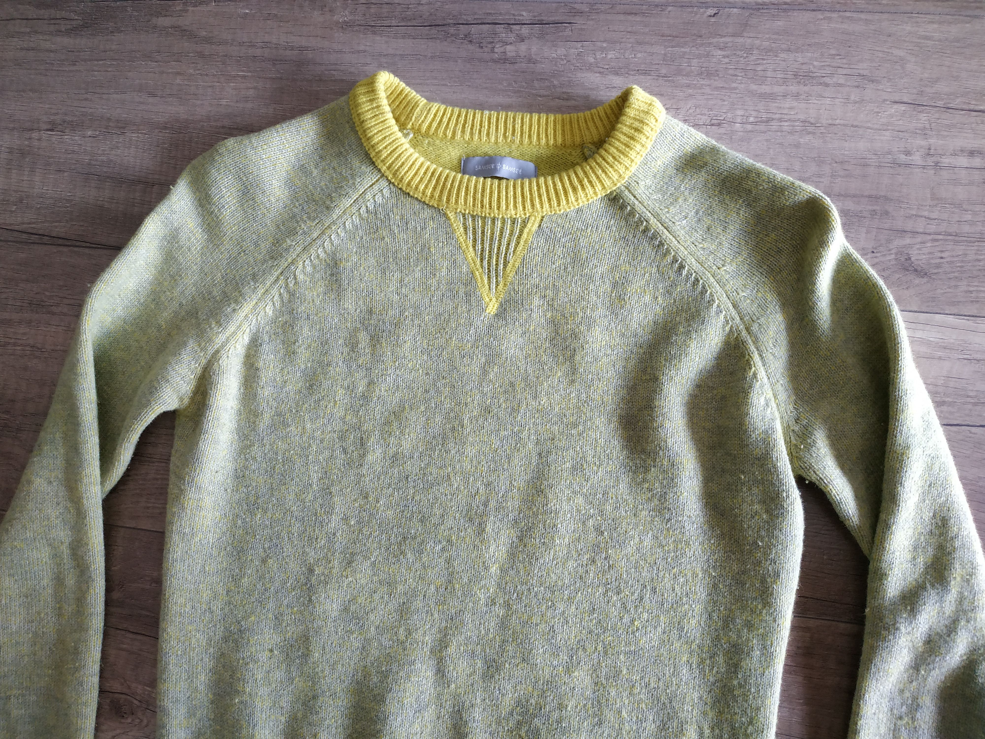Samsoe Samsoe Samsoe & Samsoe Women's Yellow Wool Sweater/Pullover, s. XS Size XS / US 0-2 / IT 36-38 - 2 Thumbnail
