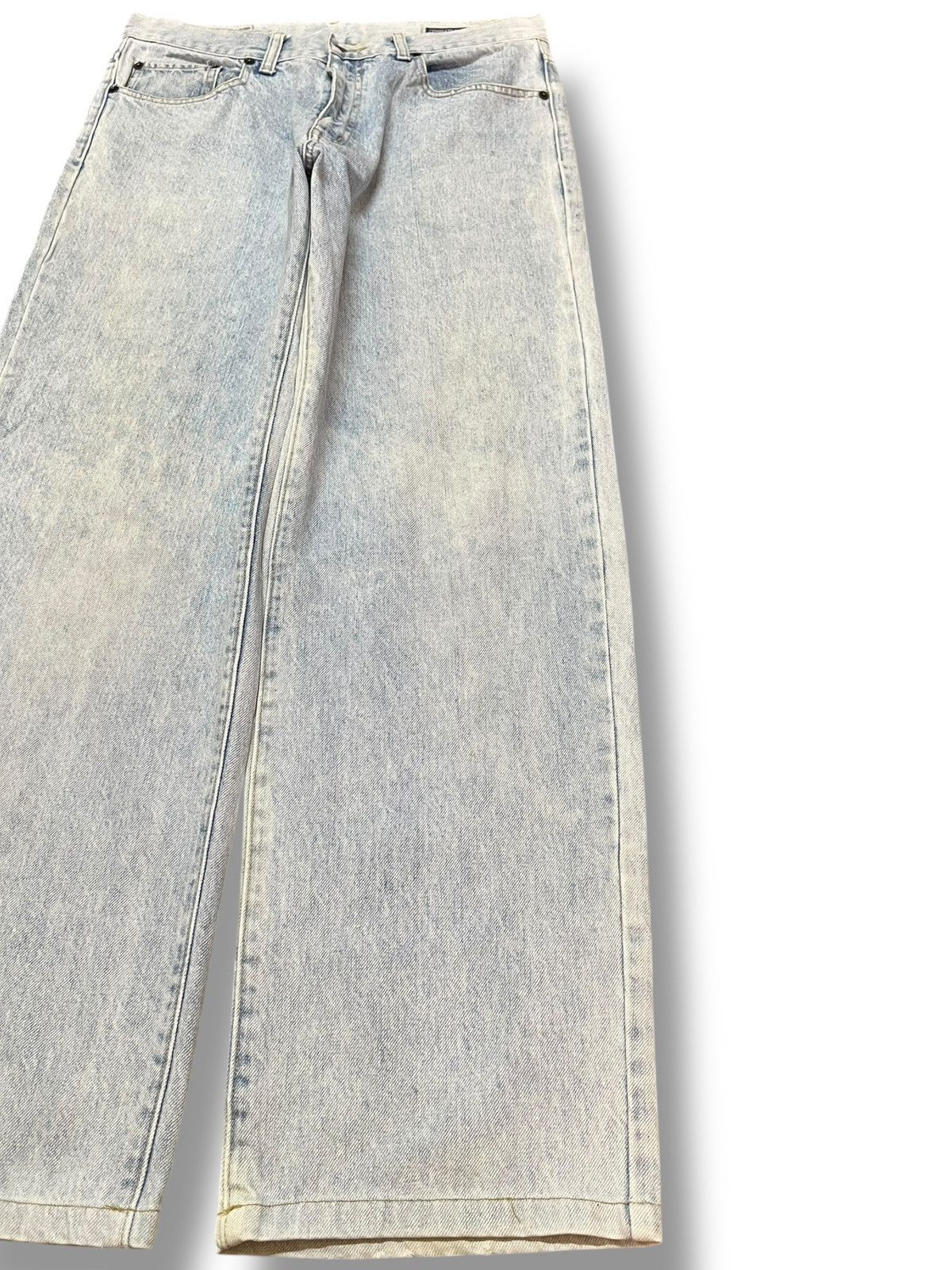 Southpole Vintage ChessX Baggy Wide Leg Faded Denim Size US 31 - 4 Thumbnail