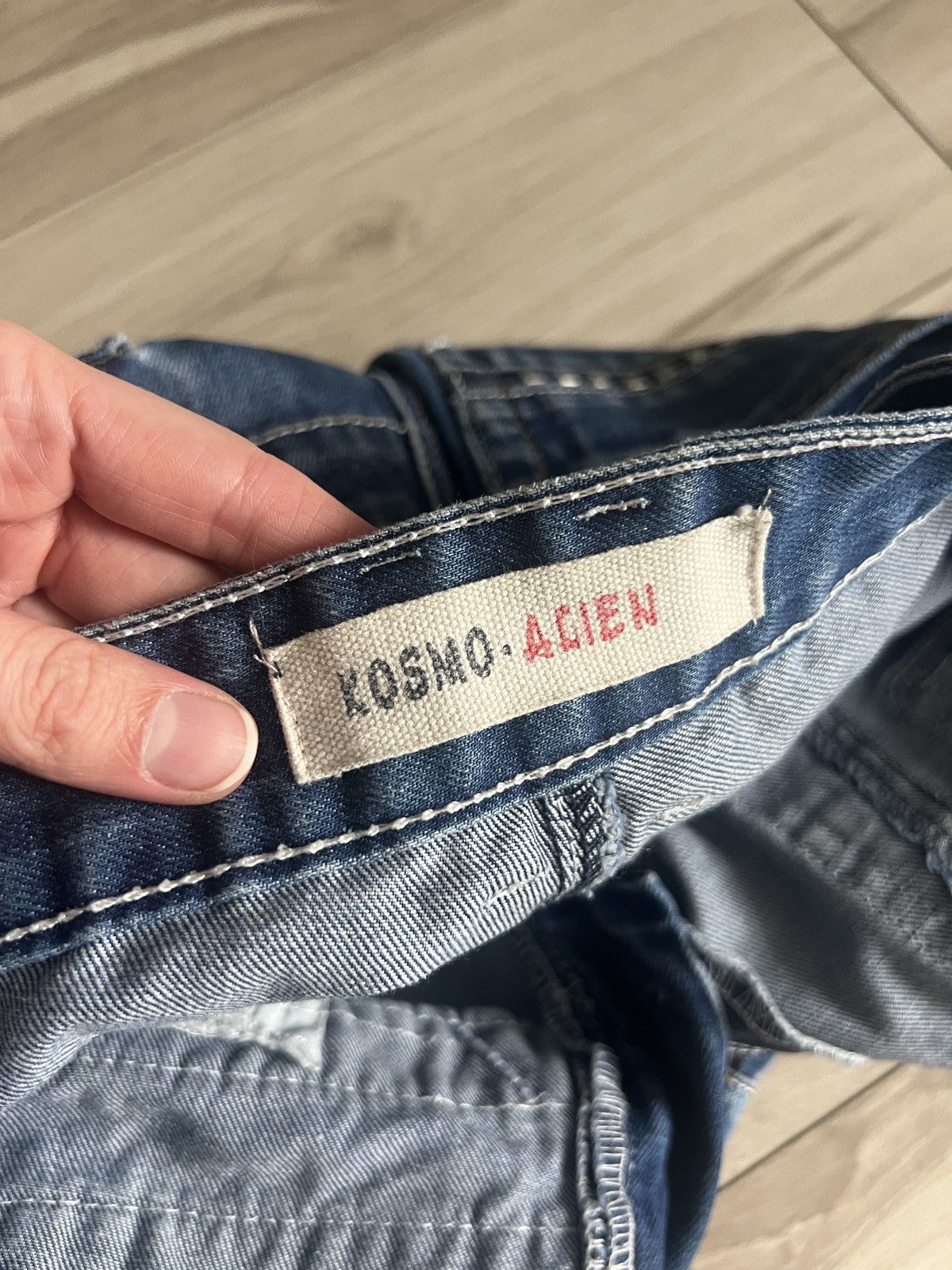 Japanese Brand × Vintage Y2K vintage Kosmo lupo Alien jeans Size US 32 / EU 48 - 8 Thumbnail