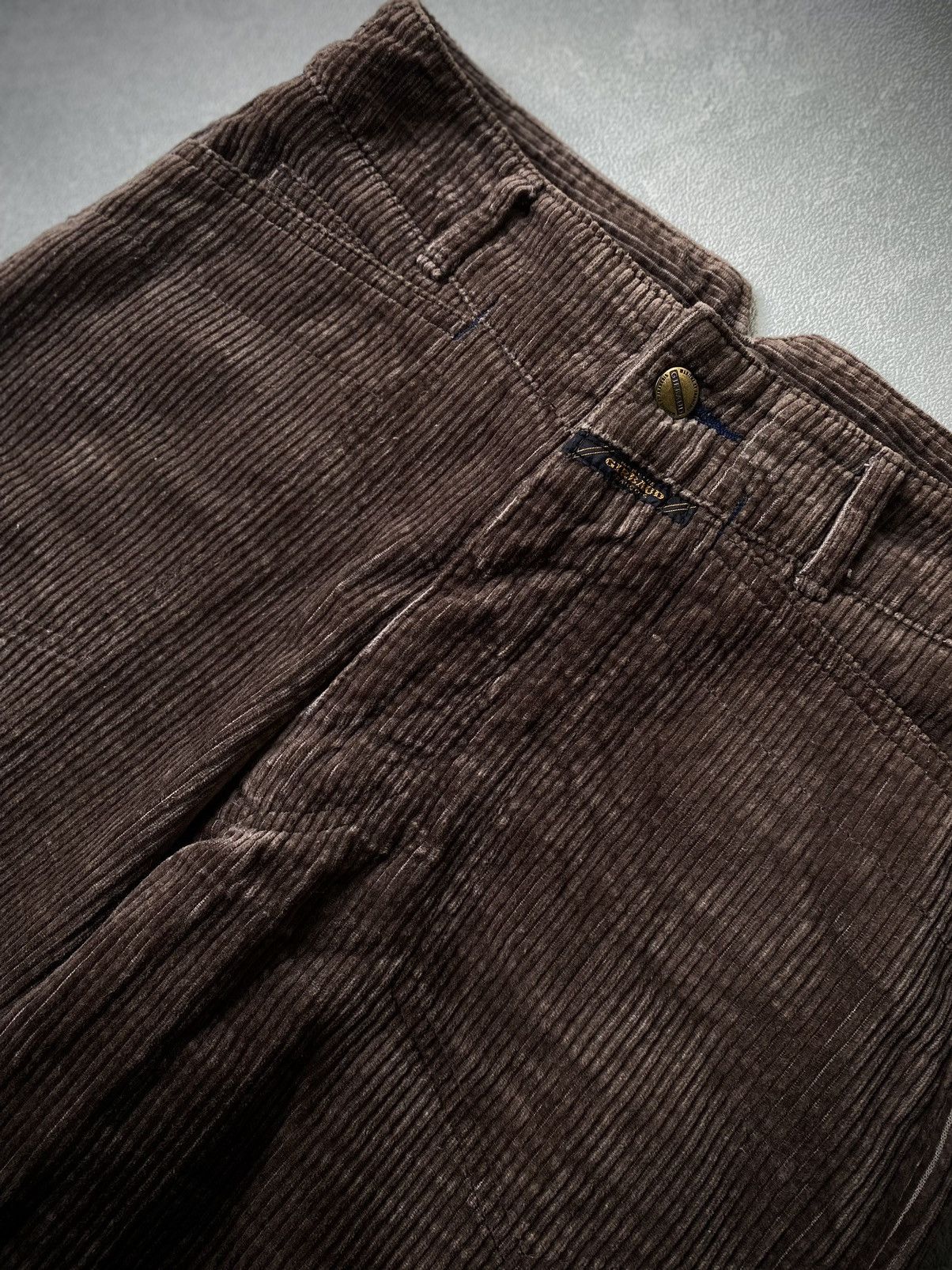 marithe francois girbaud corduroy buckle back pants
