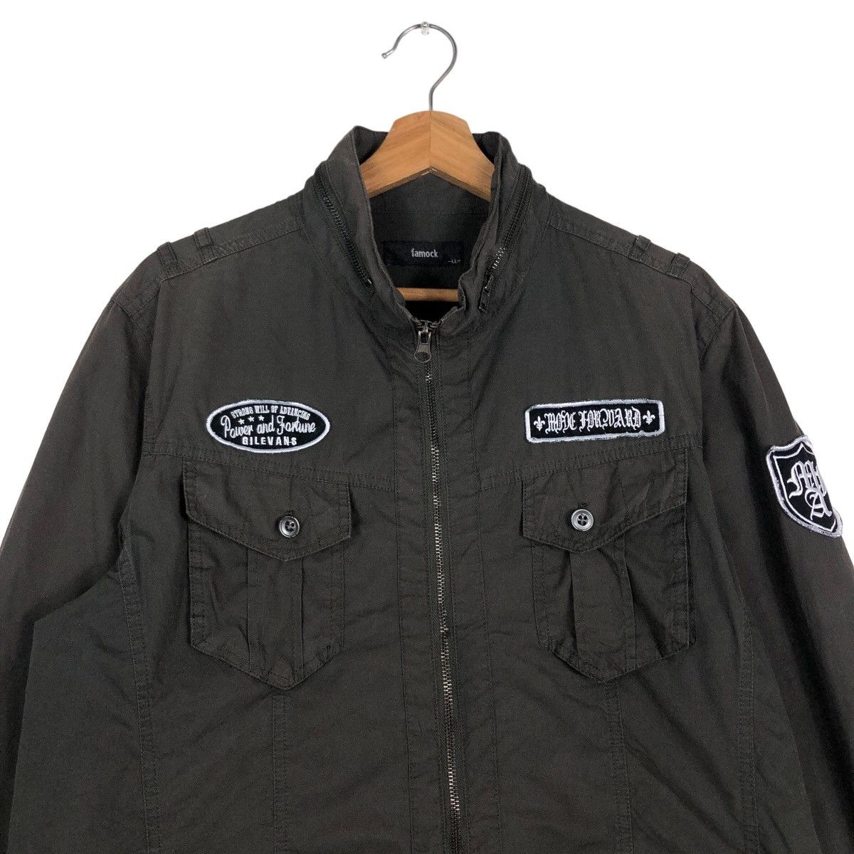 Hysteric Glamour 🔥Work Shirt Jacket Famock Japan Punk Style Chrome Hearts Size US L / EU 52-54 / 3 - 3 Thumbnail