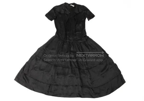 Comme des Garcons Comme des Garcons Black Retro Design Dress Size S / US 4 / IT 40 - 2 Thumbnail