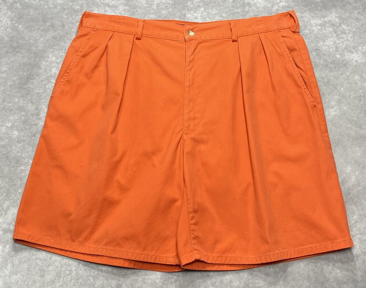 Polo Ralph Lauren 90’s Vintage Polo Ralph Lauren Orange Chino Shorts Size US 36 / EU 52 - 1 Thumbnail