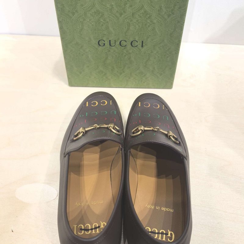 Gucci Gucci Casual Stylish Flat Shoes in Coffee Brown - Size US 7.5 / EU 40-41 - 9 Thumbnail