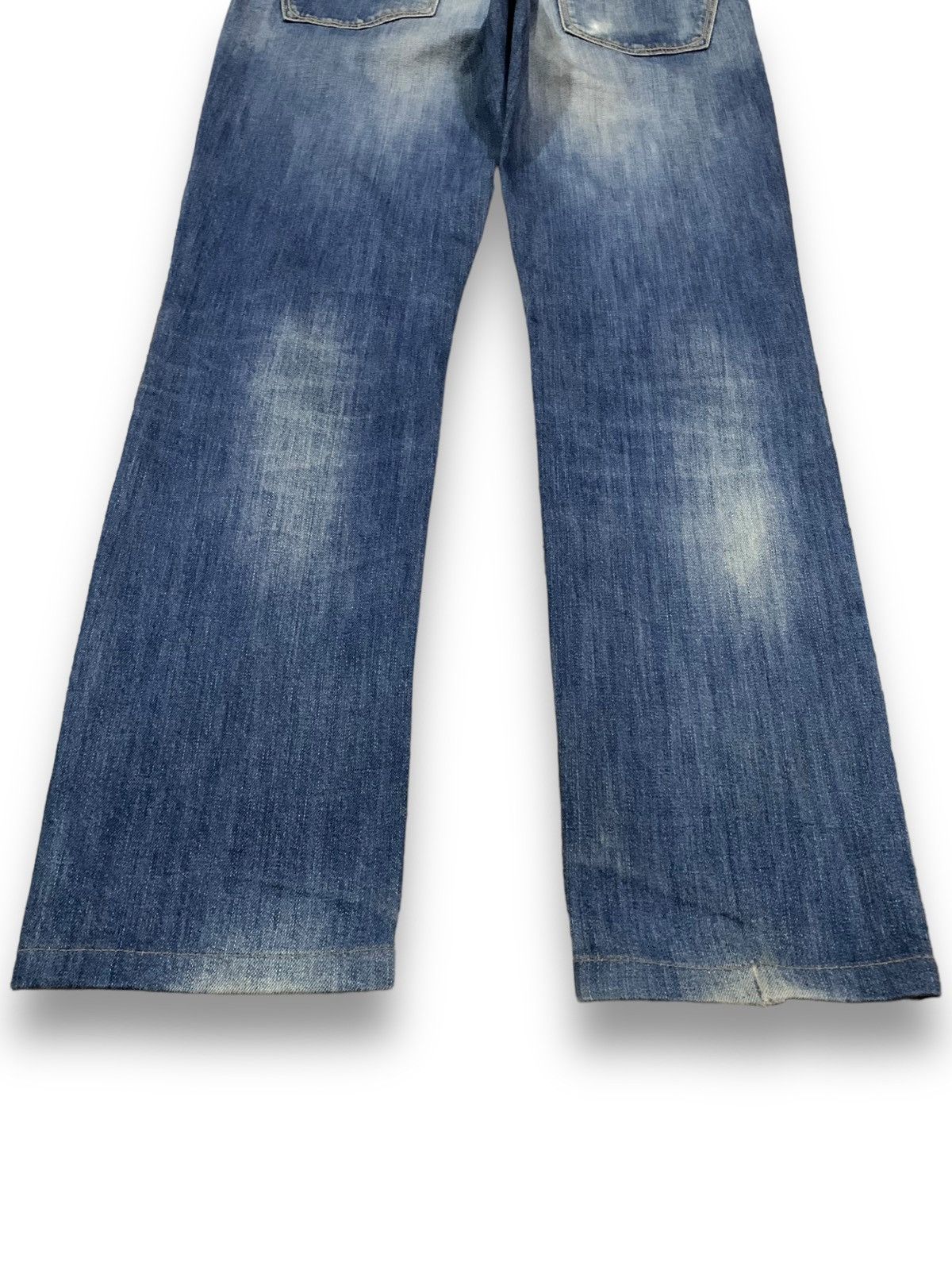 Other Y2K Briglia 1949 Slim Fit Patched Distressed Grunge Jeans Size US 30 / EU 46 - 12 Thumbnail