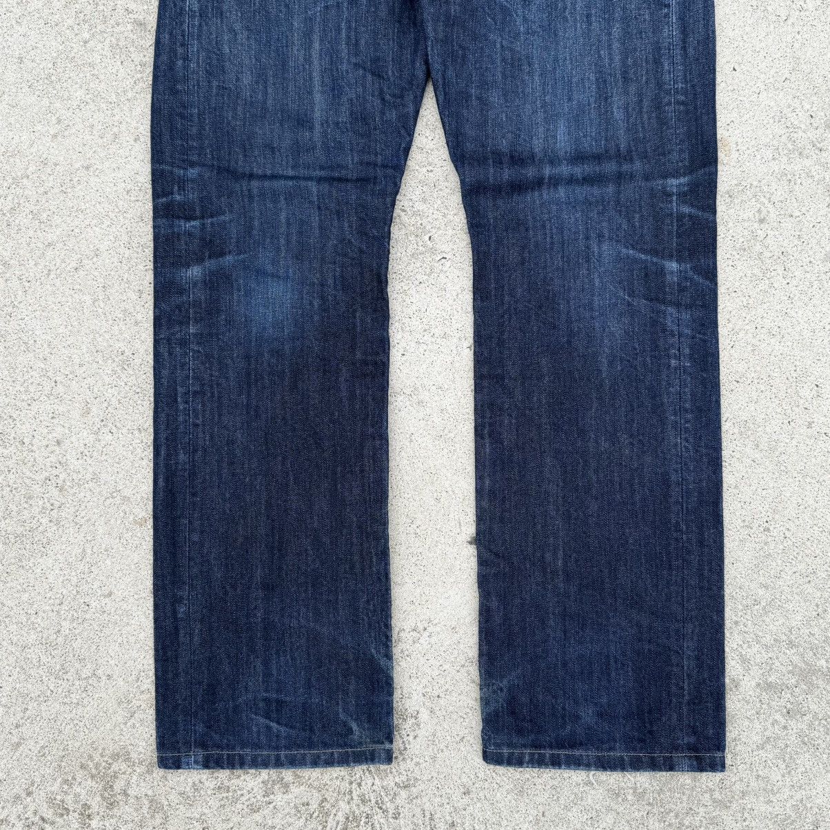 Japanese Brand Back Number Men’s Jeans Size 34 Made in Nippon 100% Cotton Size US 34 / EU 50 - 4 Thumbnail