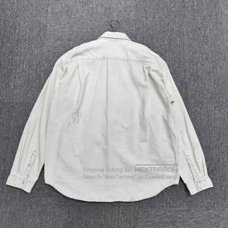 Balenciaga Balenciaga Ink-Stained Denim Shirt. Size US S / EU 44-46 / 1 - 2 Thumbnail