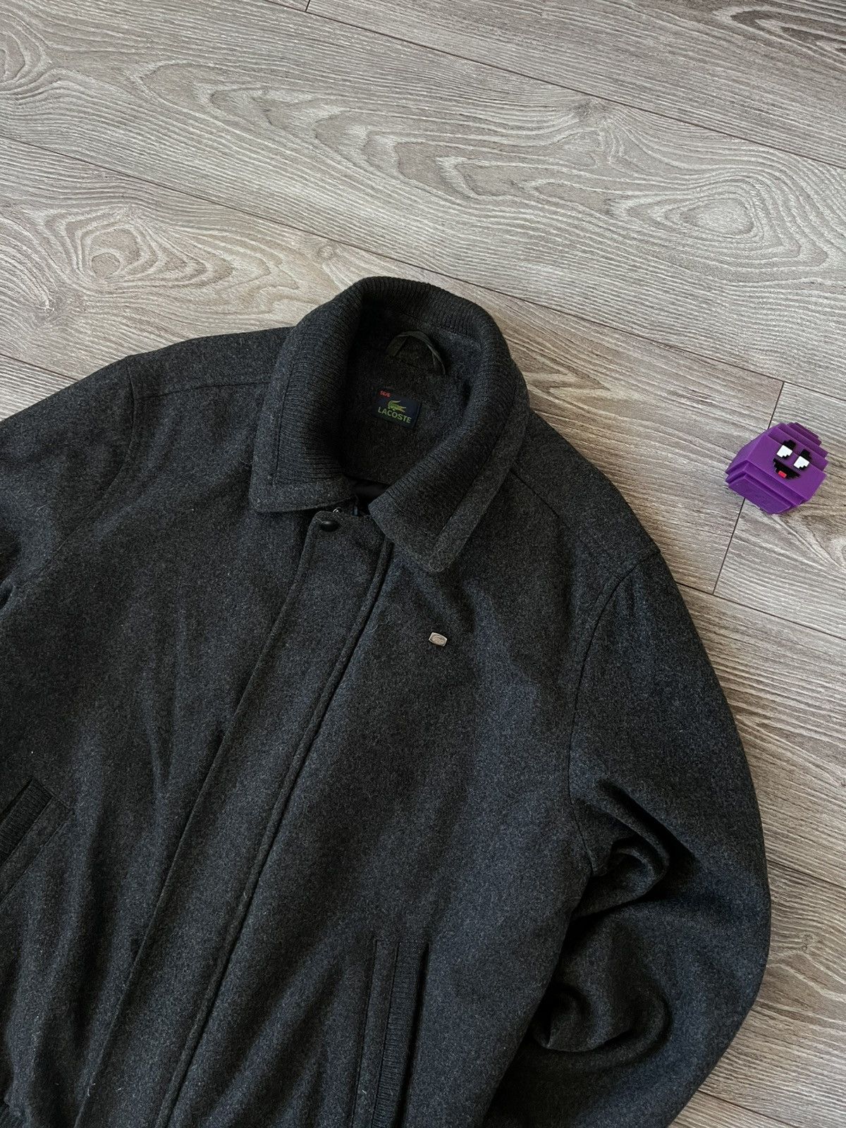 Lacoste Vintage Lacoste Laine Wool Men’s Luxury Coat Insulate Jacket Size US XL / EU 56 / 4 - 3 Thumbnail
