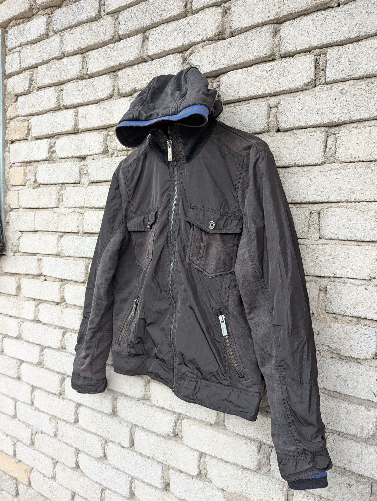 Versace Jeans Couture Versace Jeans Lined Jacket Hoodie Black Size US M / EU 48-50 / 2 - 8 Thumbnail