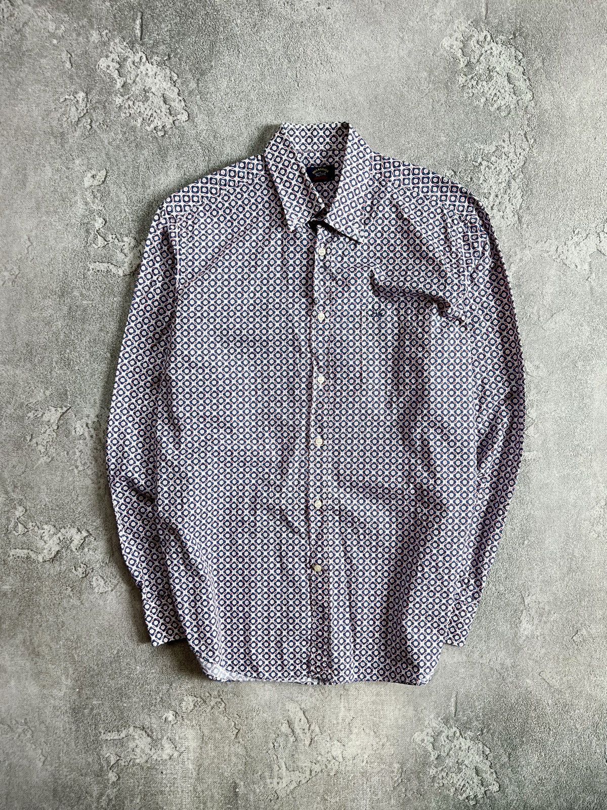 Paul & Shark Men’s Paul & Shark Yachting Long Sleeve Button Shirt Sz 41 Size US L / EU 52-54 / 3 - 1 Thumbnail
