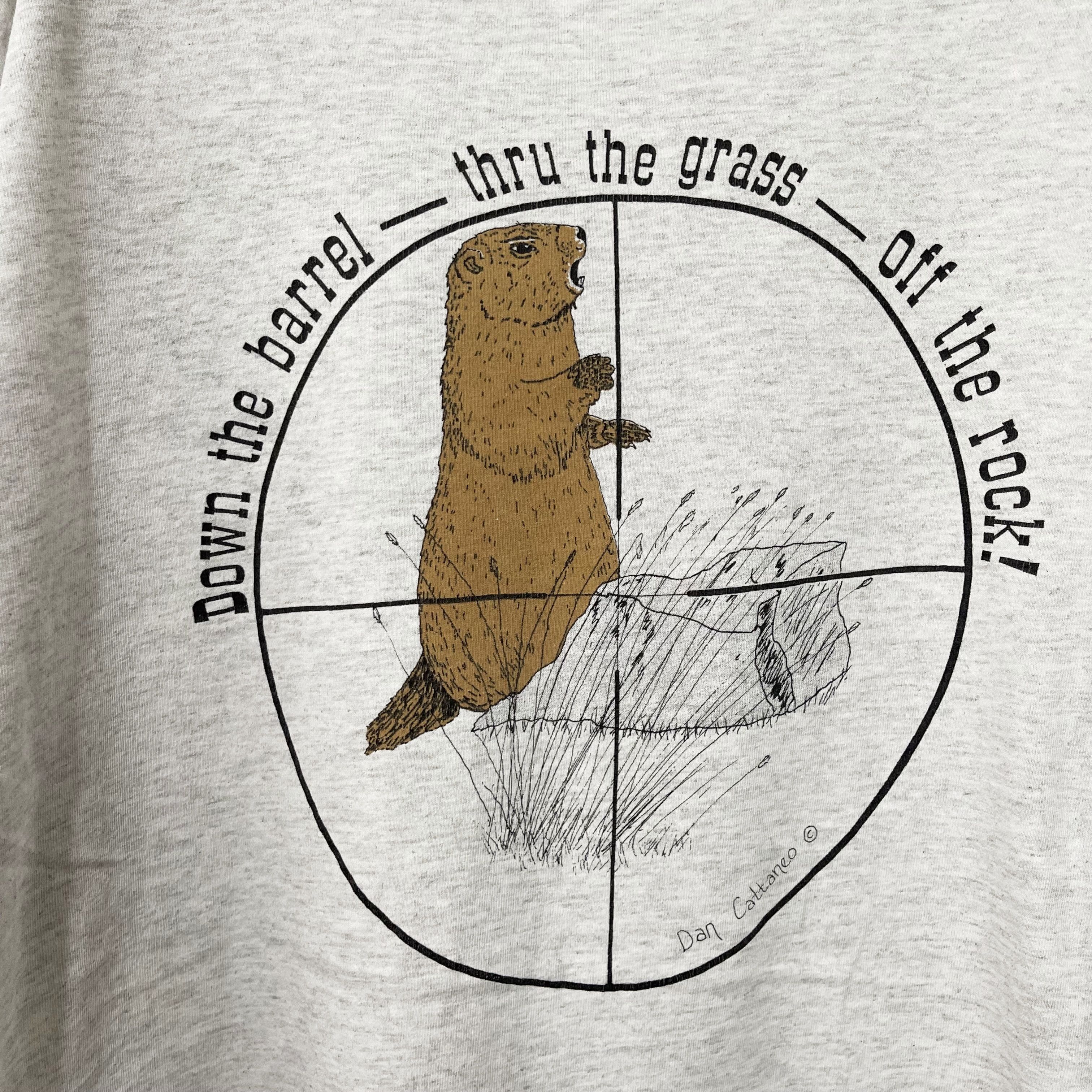 Vintage Vintage 90s Prairie Dog Dan Cattaneo Shirt Size US XL / EU 56 / 4 - 2 Thumbnail