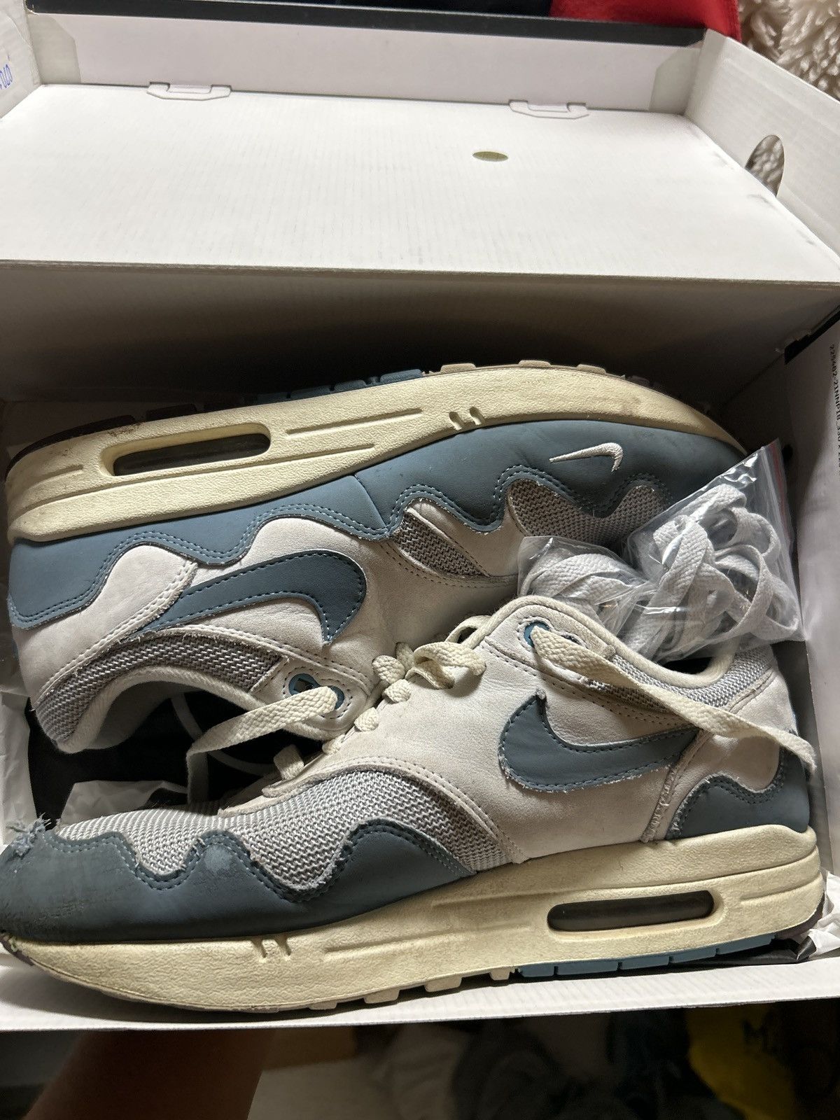 image of Nike x Patta Air Max Blue Shoes, Men's (Size 10)