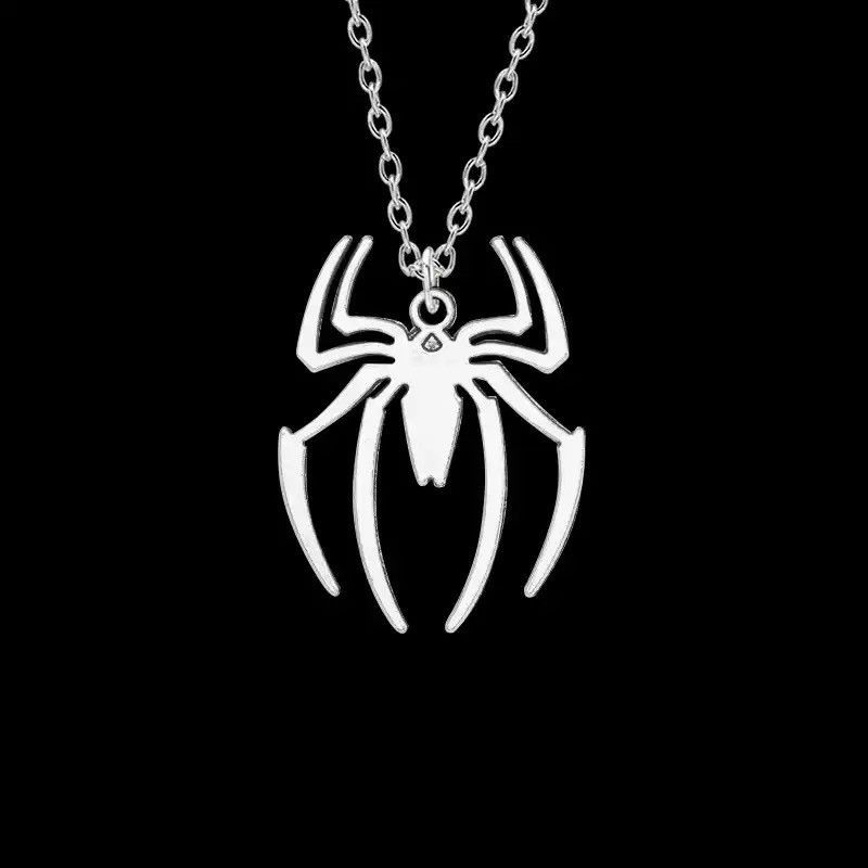 Jewelry Kpop Fashion Spider Halloween Pendants Chain Mens Necklace Size ONE SIZE - 2 Thumbnail
