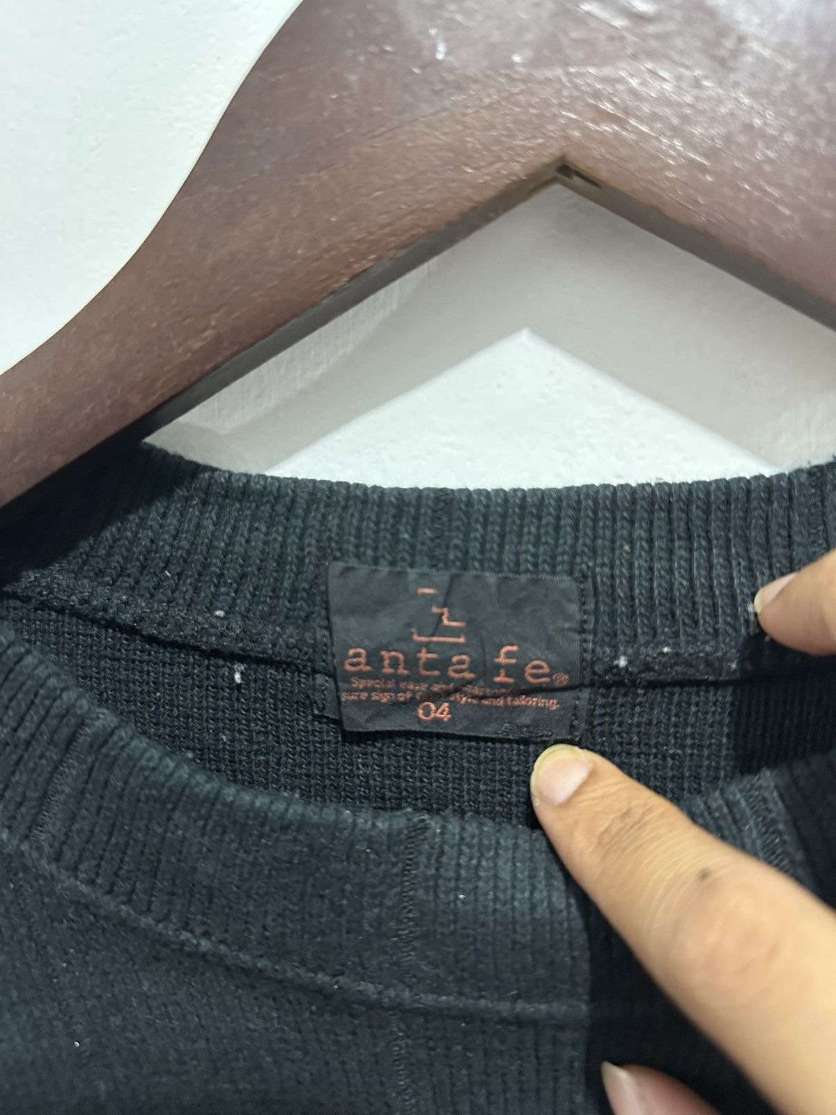 Japanese Brand Vintage Santa Fe Knitwear Embroidery Logo Size US L / EU 52-54 / 3 - 6 Thumbnail