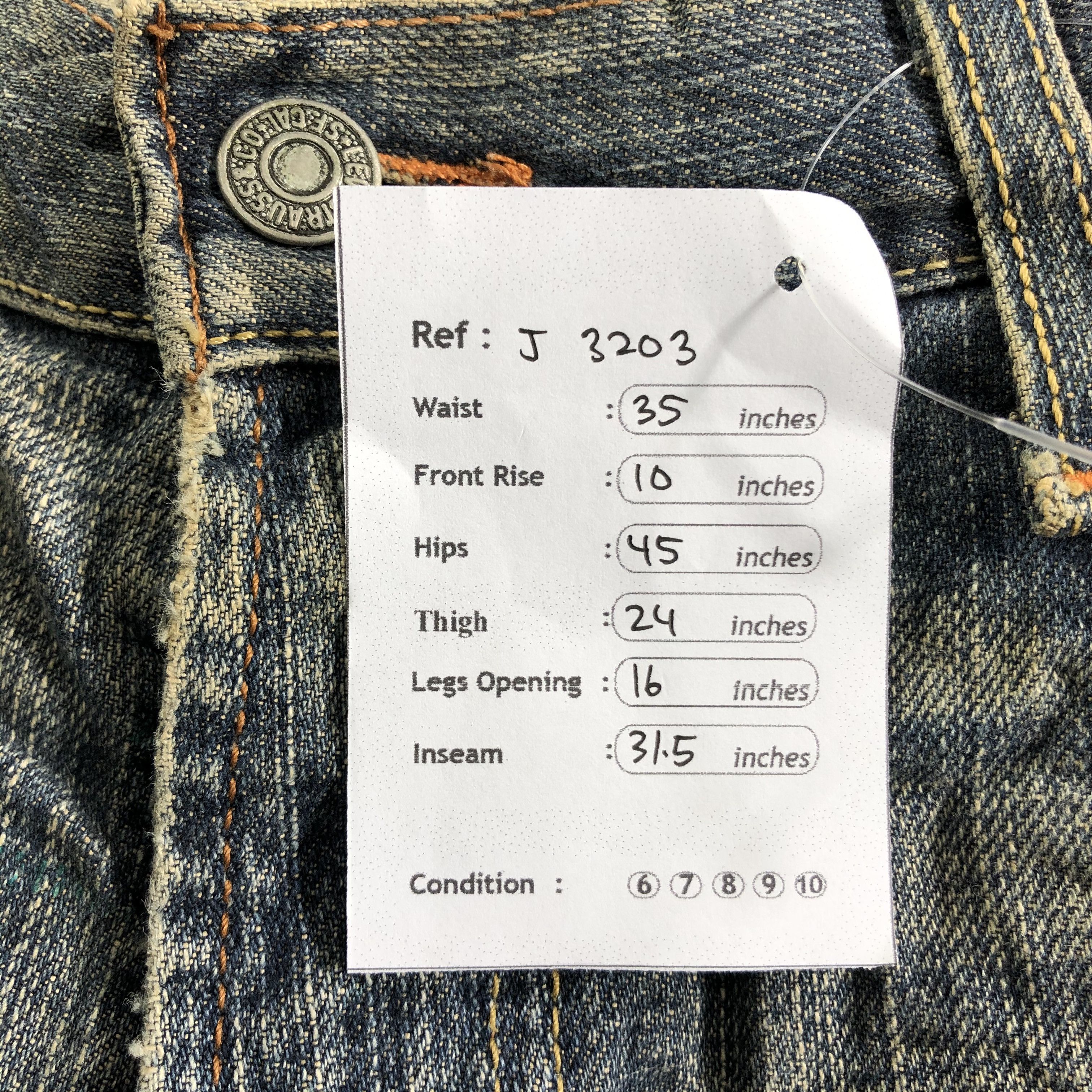 Levi's Vintage Levis 514 Jeans-J3203 Size US 35 - 14 Thumbnail